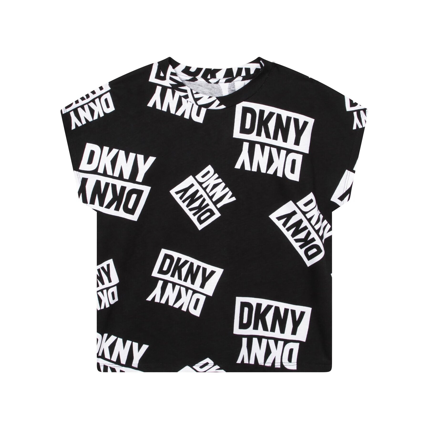 DKNY Majica D35S27 S Črna Regular Fit - Pepit.si