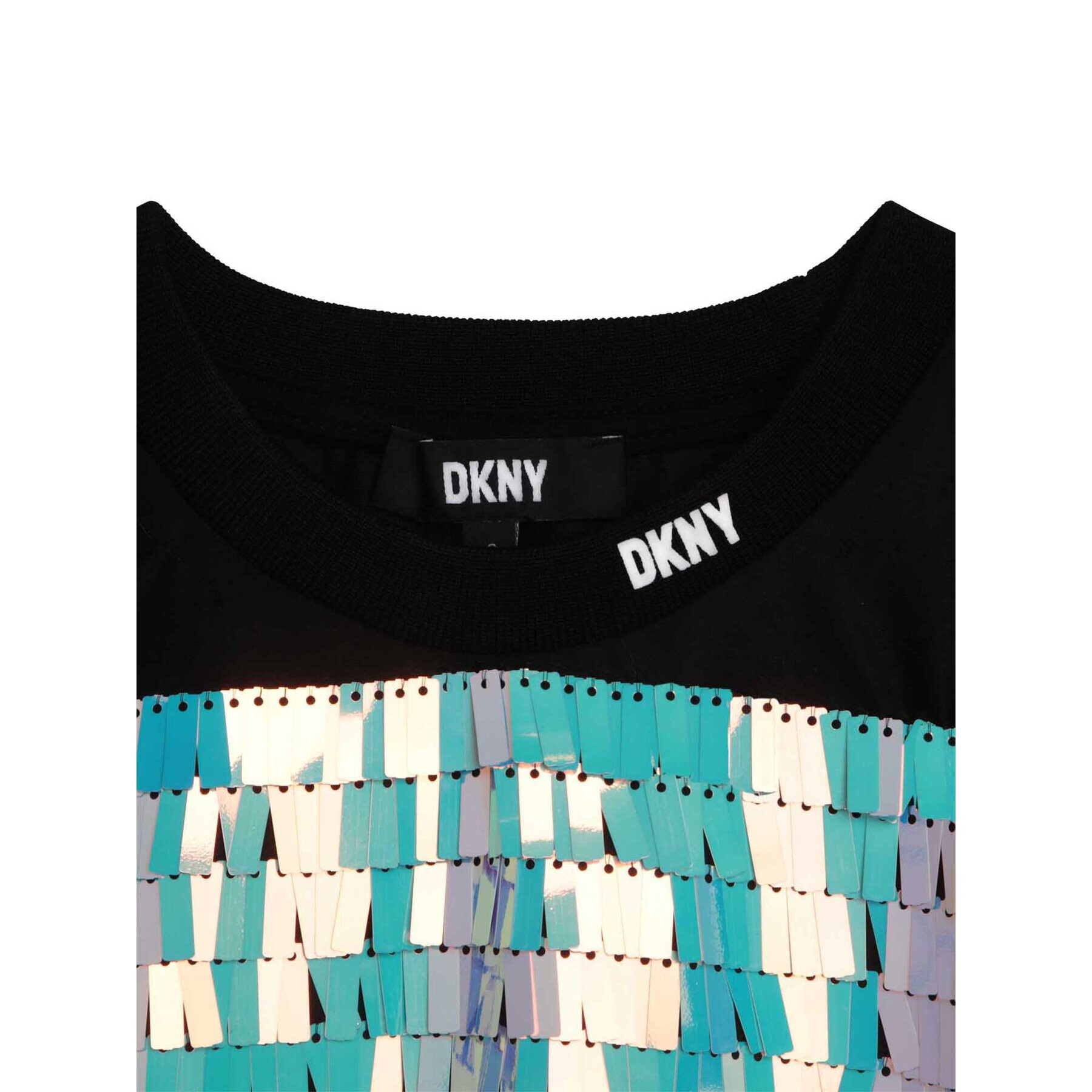 DKNY Majica D35S89 D Črna Regular Fit - Pepit.si