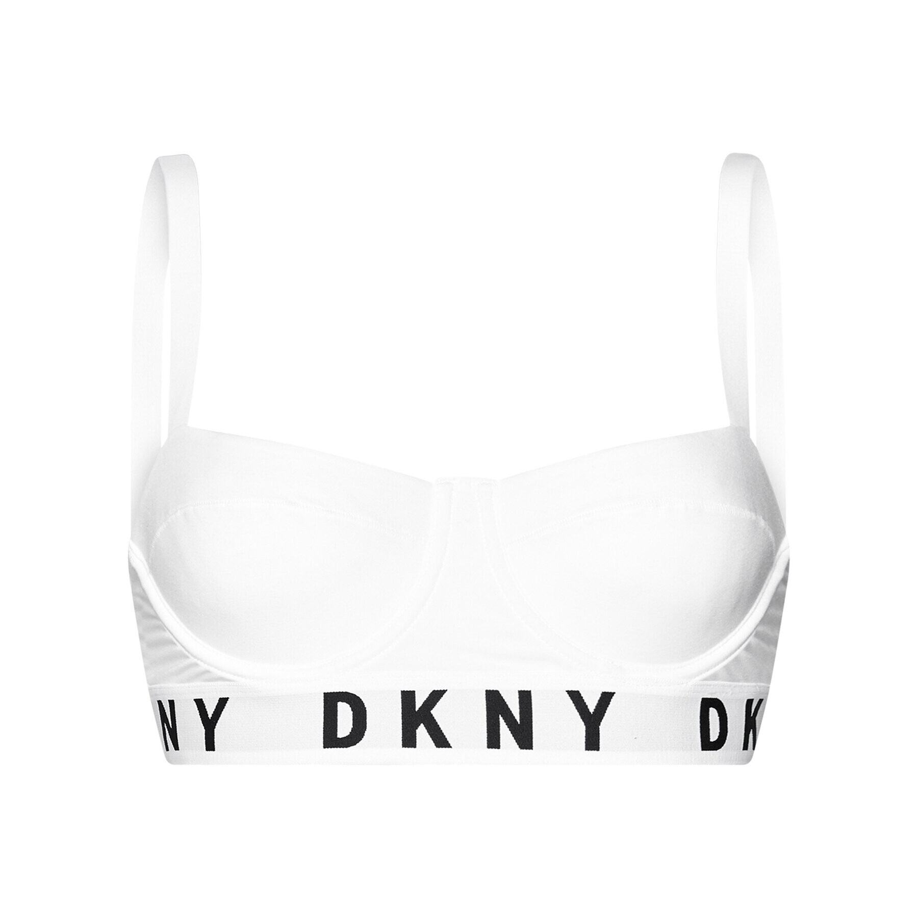 DKNY Nedrček s kostjo DK4521 Bela - Pepit.si