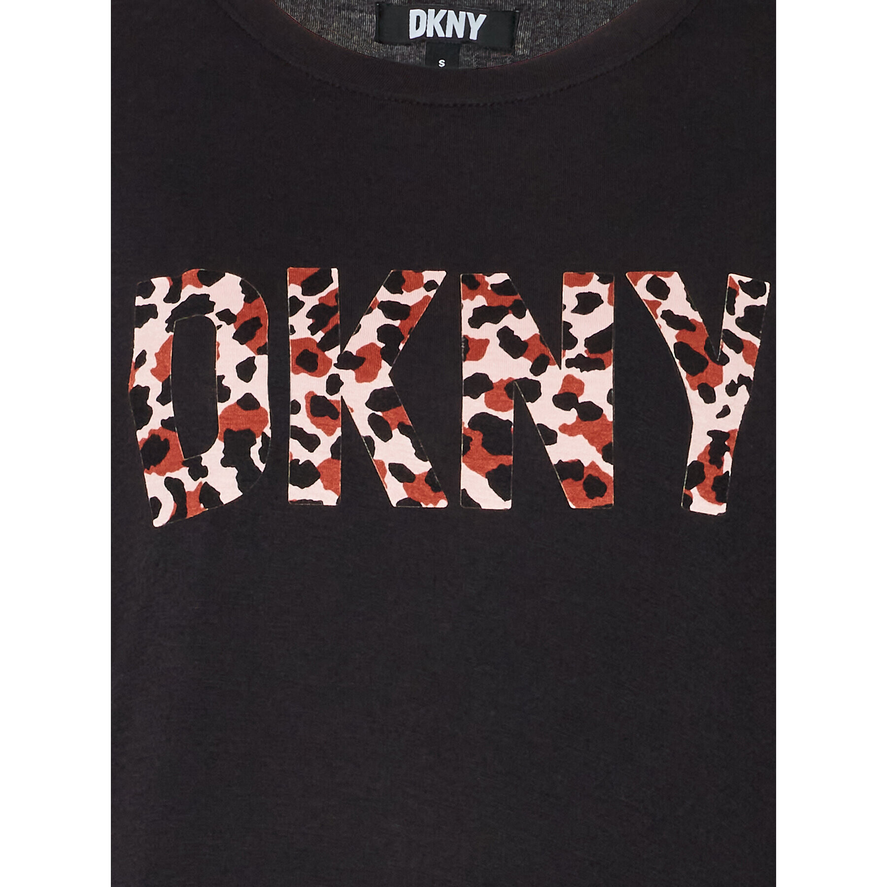 DKNY Nočna srajca YI2322609 Črna Regular Fit - Pepit.si