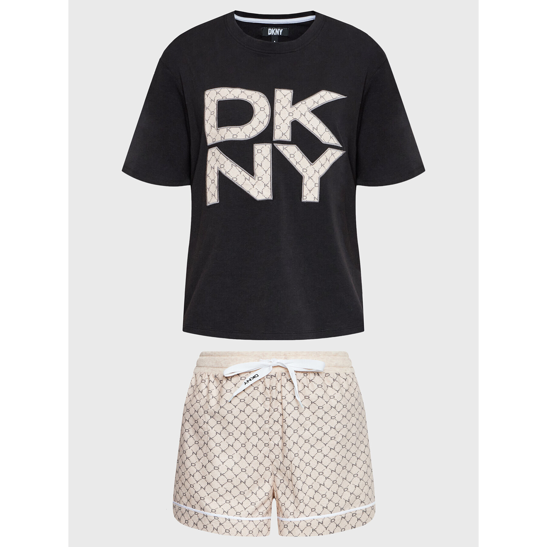 DKNY Pižama YI2522591 Pisana Regular Fit - Pepit.si