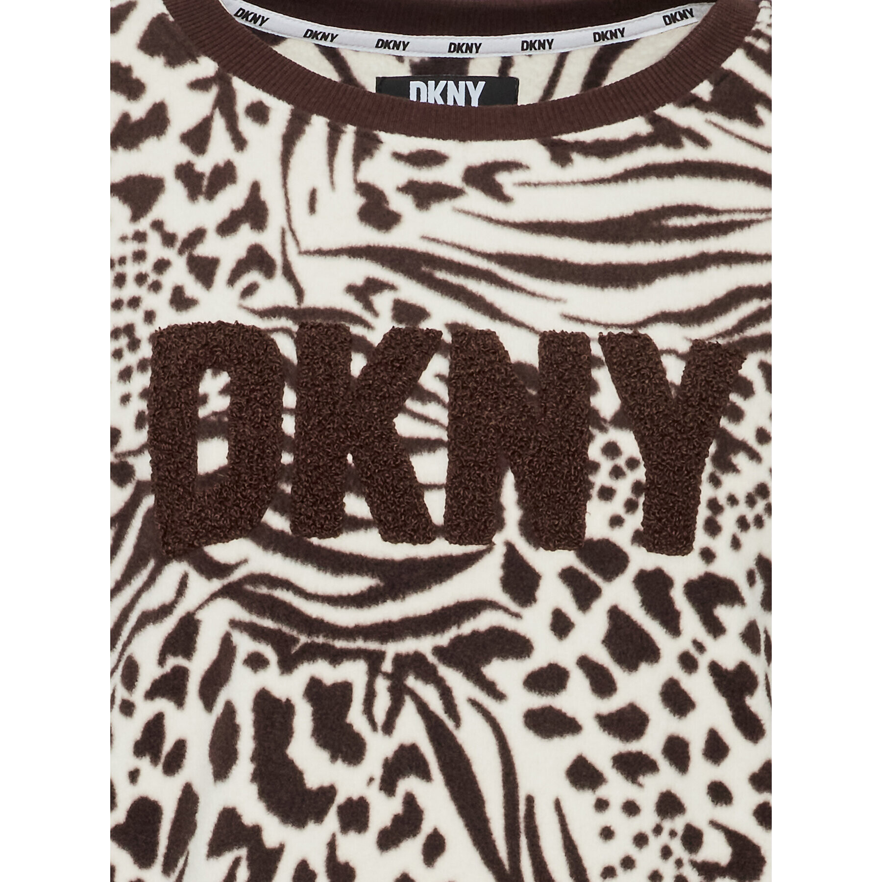 DKNY Pižama YI2822603F Bela Regular Fit - Pepit.si