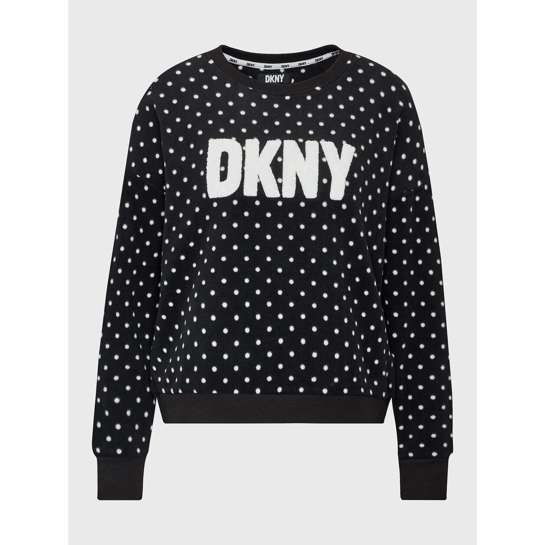 DKNY Pižama YI2822603F Črna Regular Fit - Pepit.si