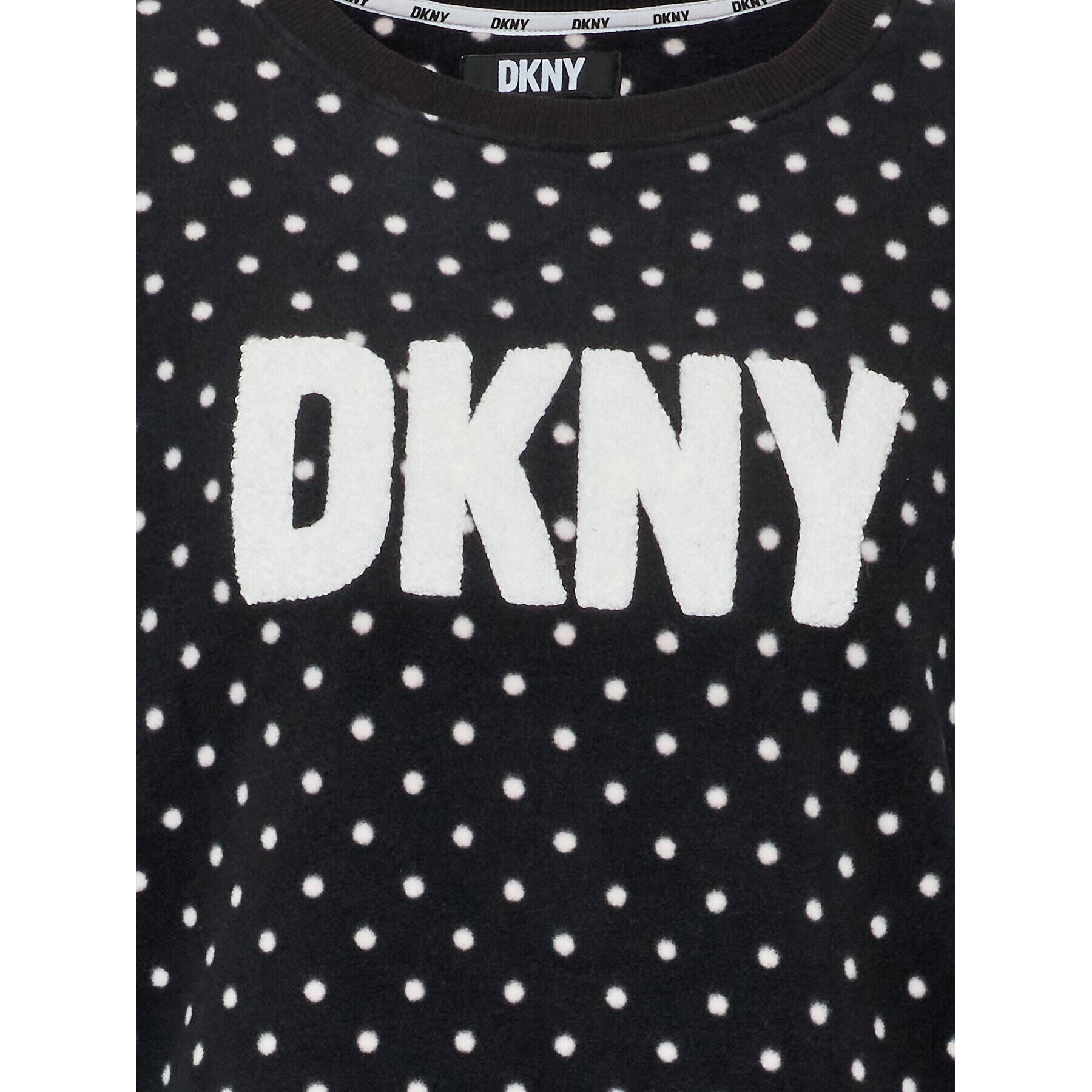 DKNY Pižama YI2822603F Črna Regular Fit - Pepit.si