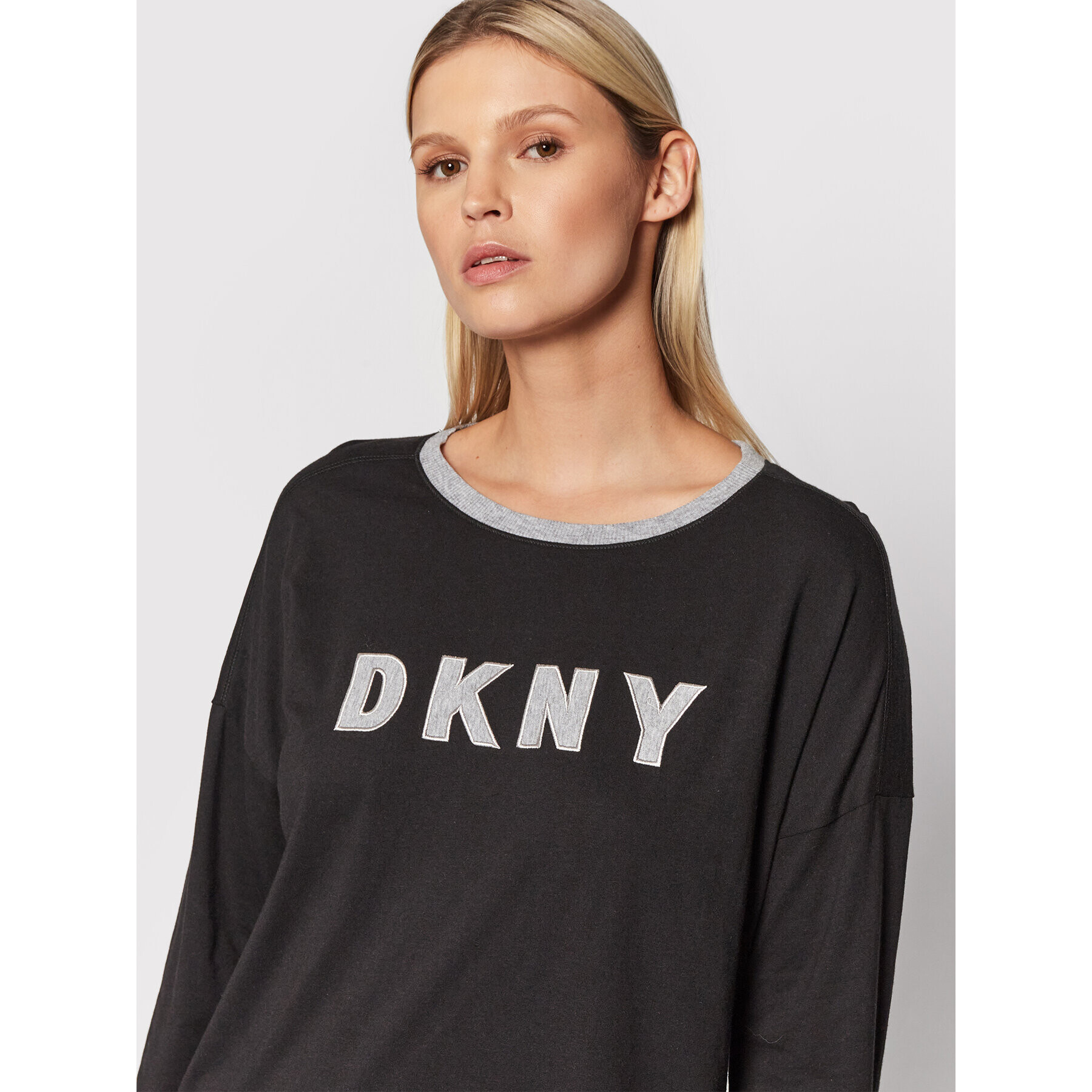 DKNY Pižama YI2919259 Črna - Pepit.si