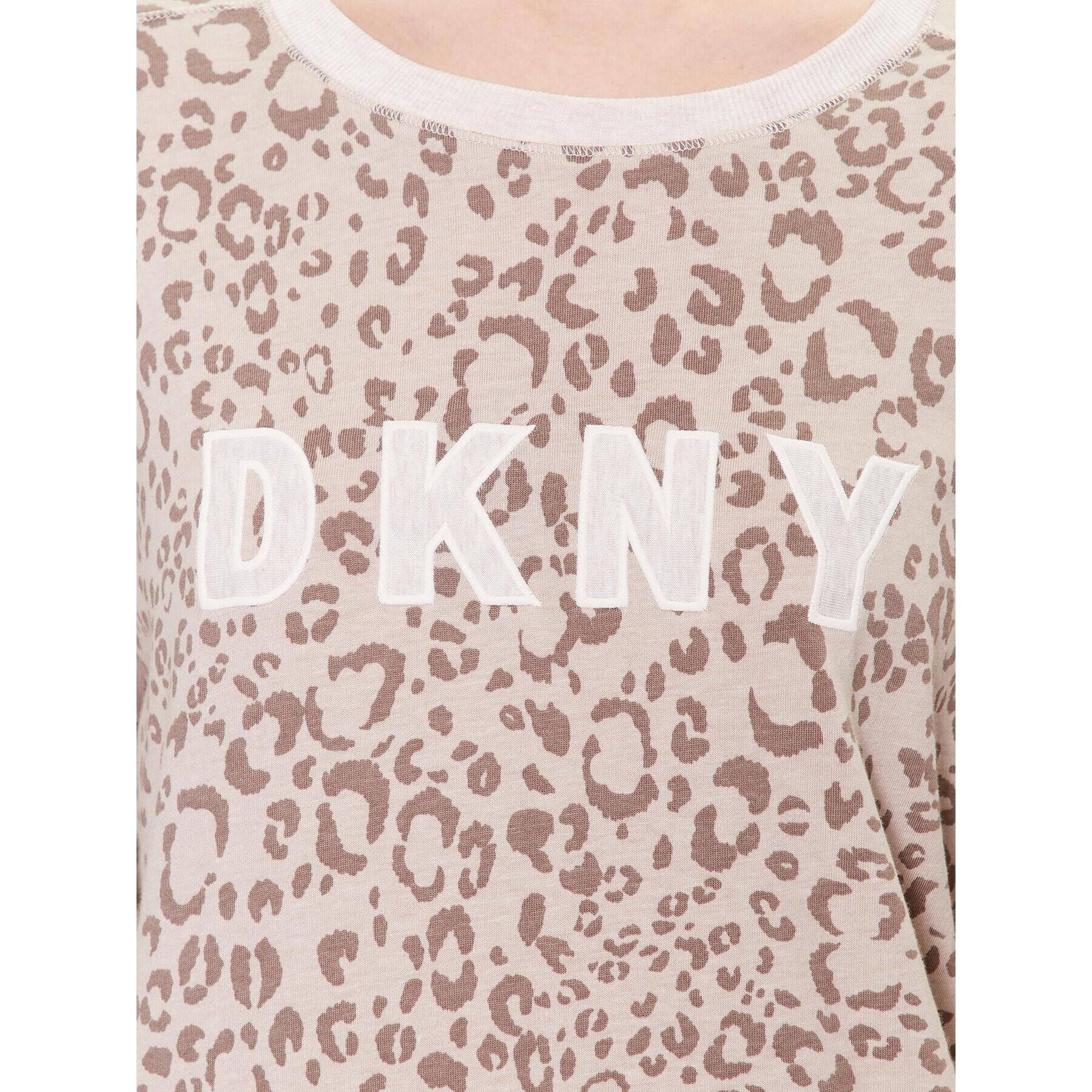 DKNY Pižama YI2919259 Rjava Regular Fit - Pepit.si