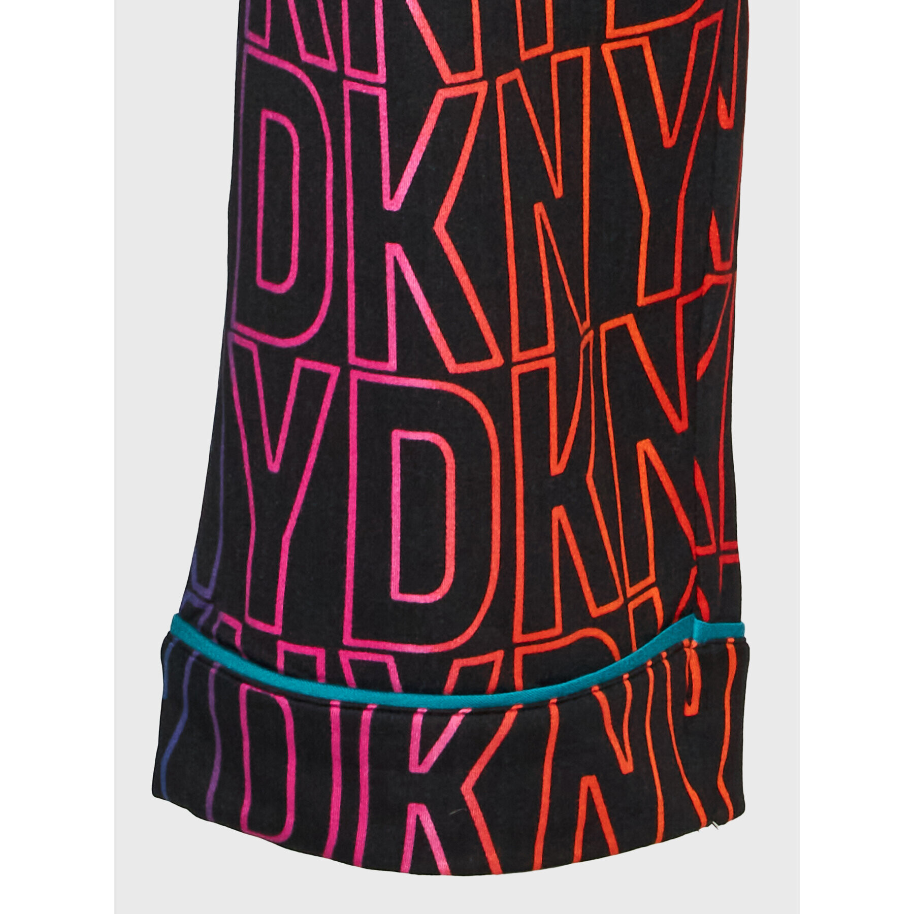 DKNY Pižama YI2922601F Črna Regular Fit - Pepit.si