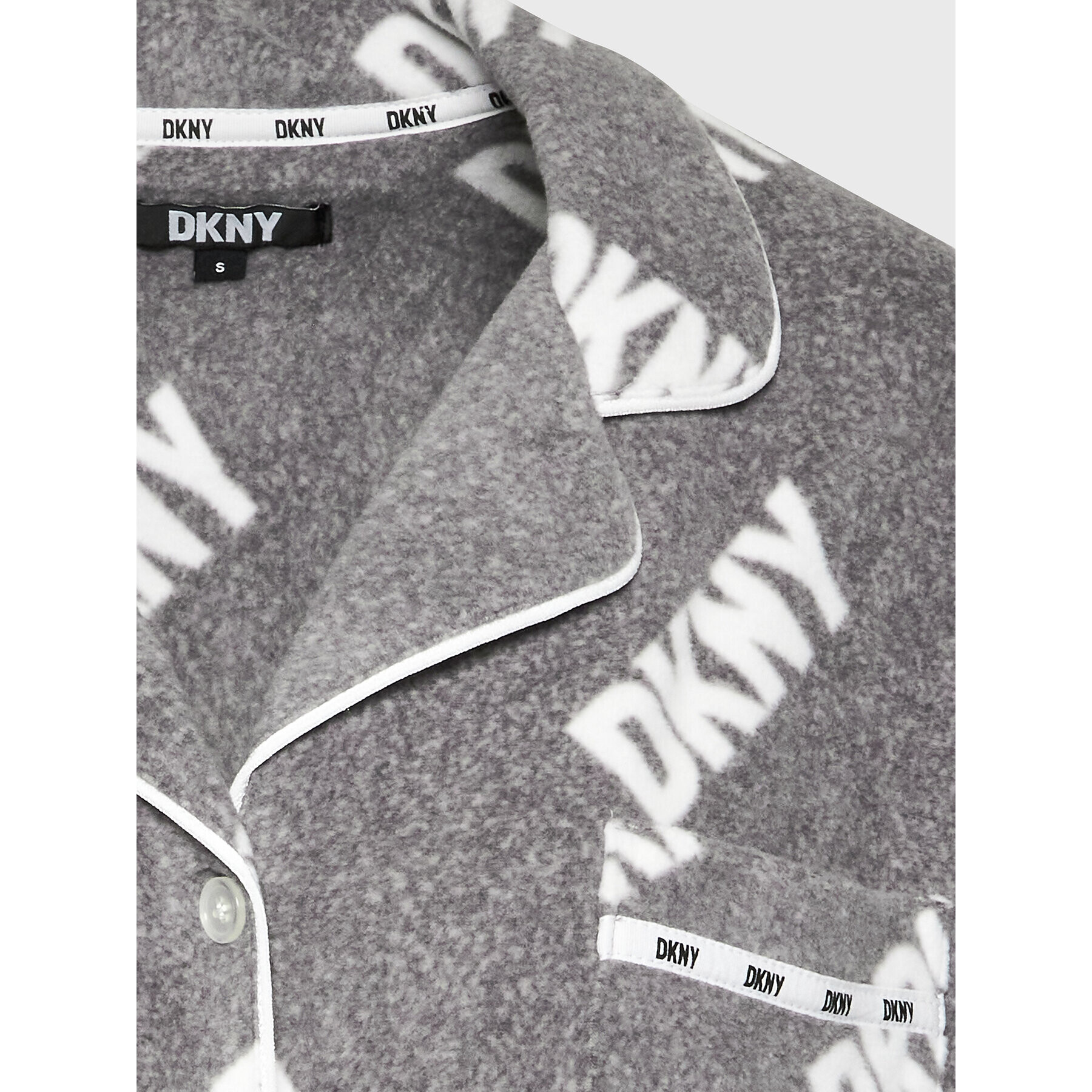 DKNY Pižama YI2922603F Siva Regular Fit - Pepit.si