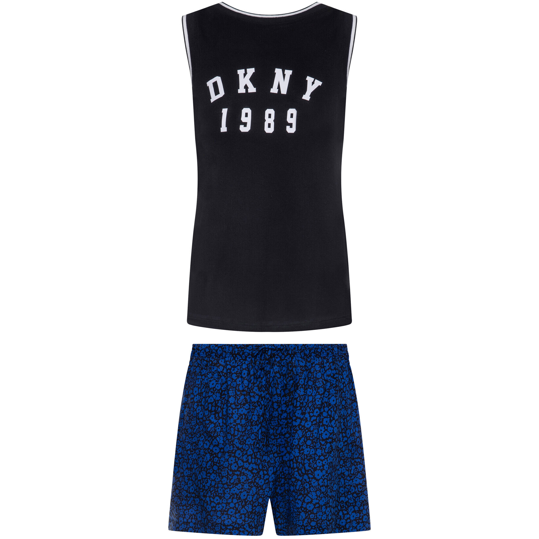 DKNY Pižama YI3022404 Črna - Pepit.si