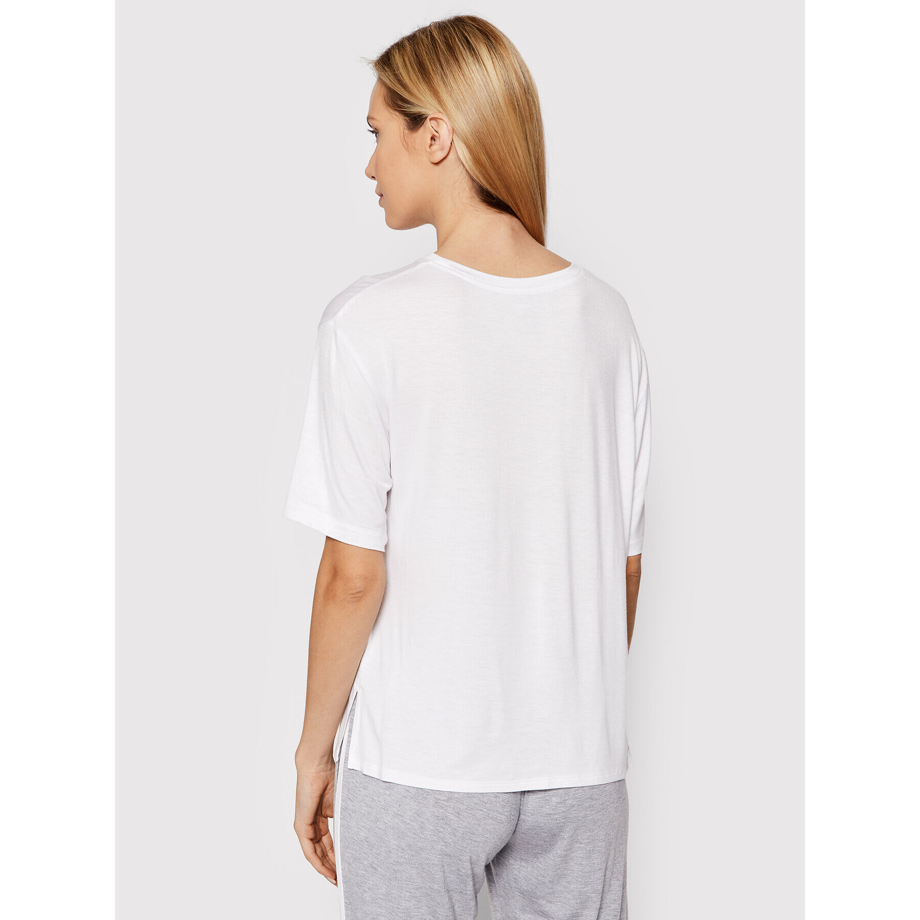 DKNY Pižama YI3122448 Bela Regular Fit - Pepit.si