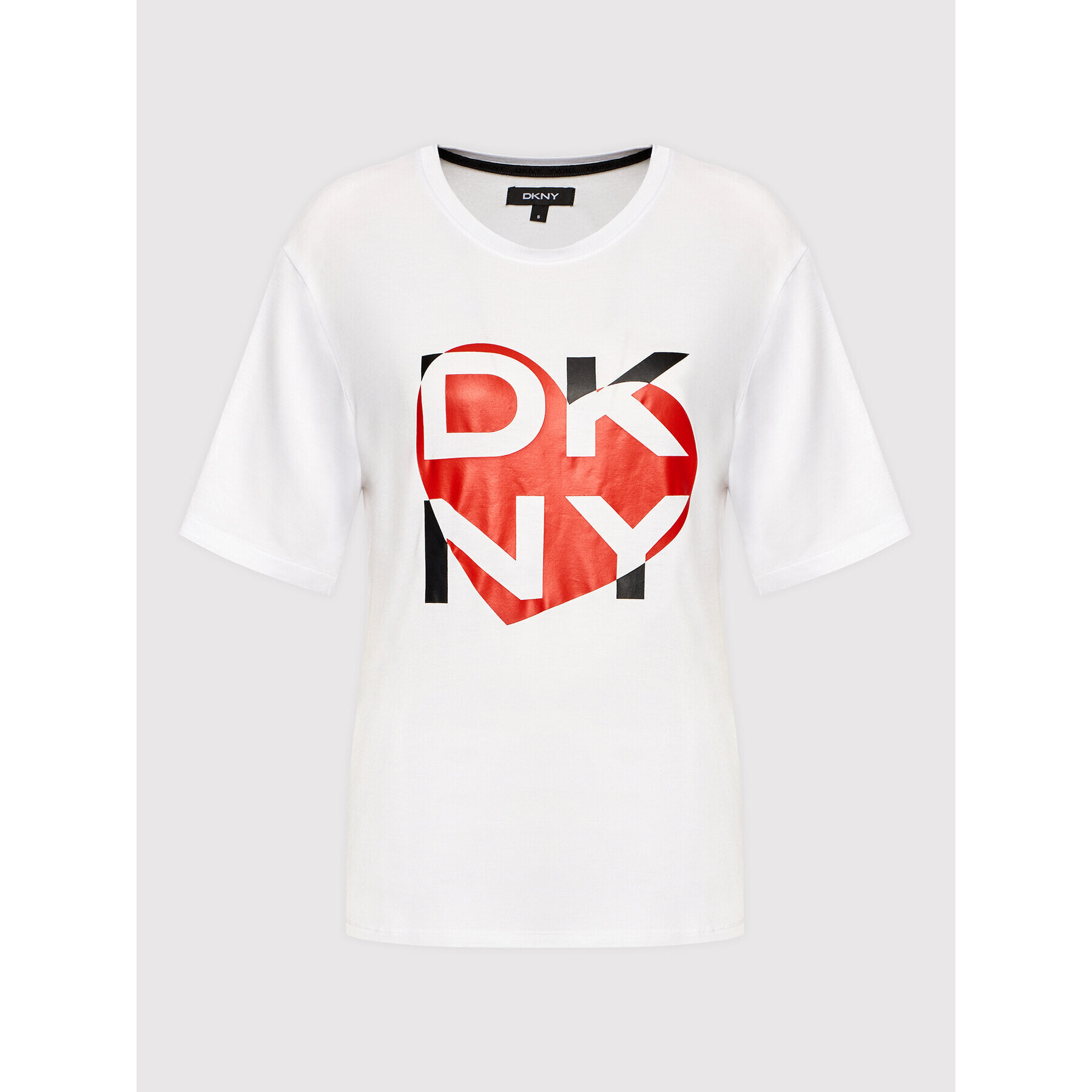 DKNY Pižama YI3122448 Bela Regular Fit - Pepit.si