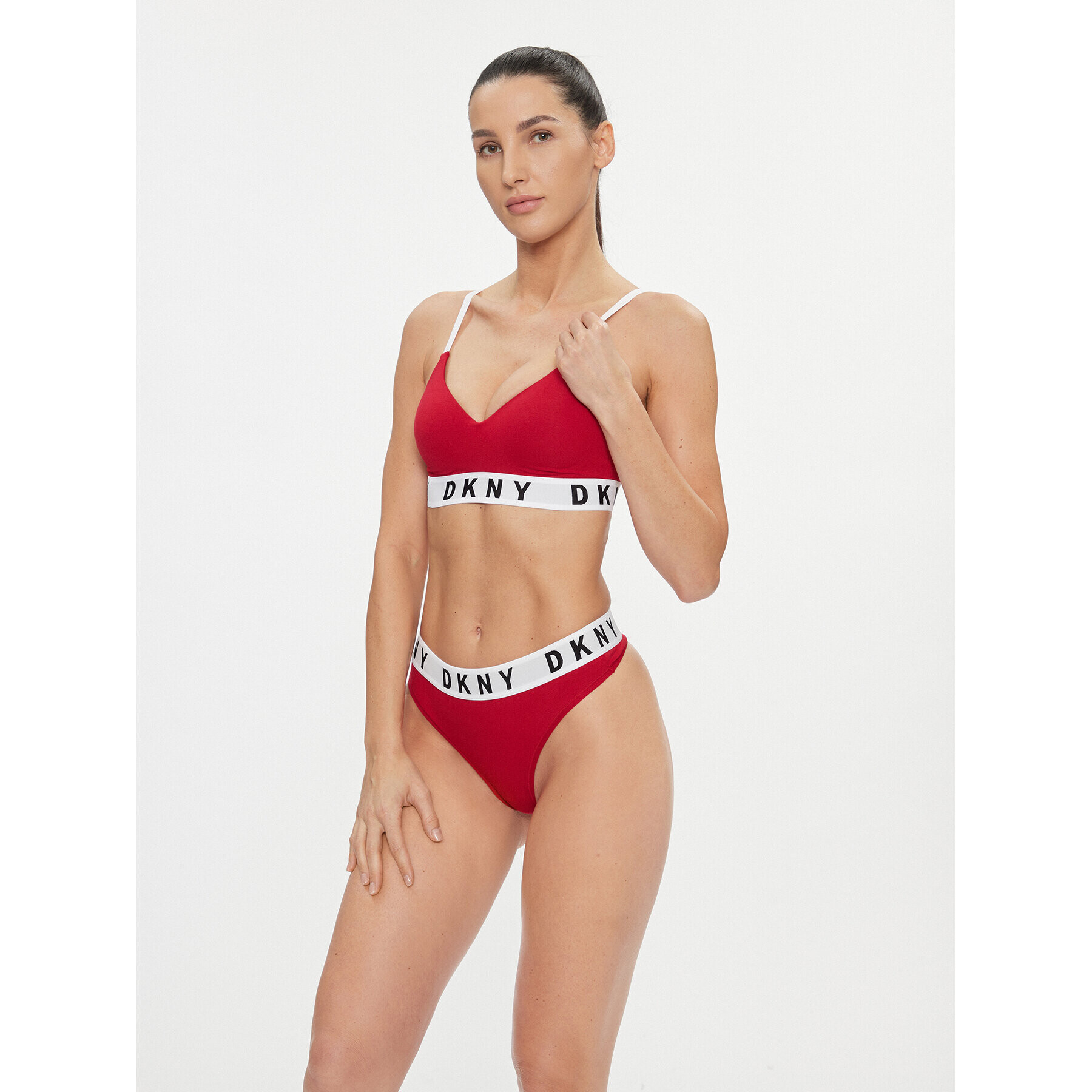 DKNY Push-Up nedrček DK4518 Rdeča - Pepit.si