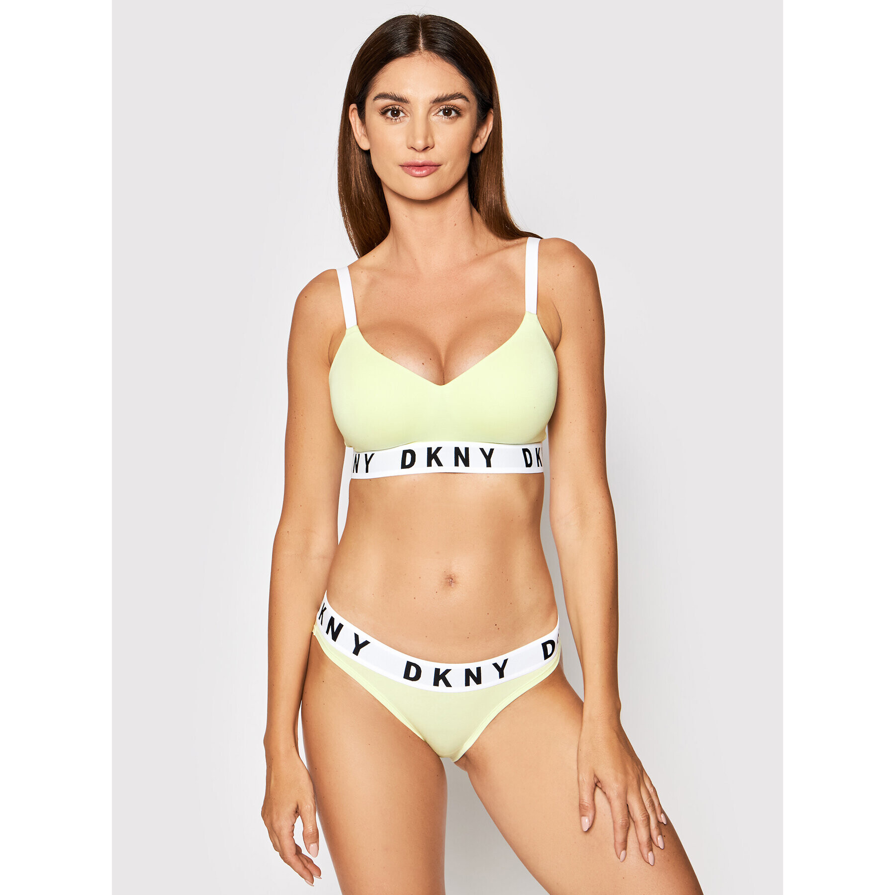 DKNY Push-Up nedrček DK4518 Rumena - Pepit.si