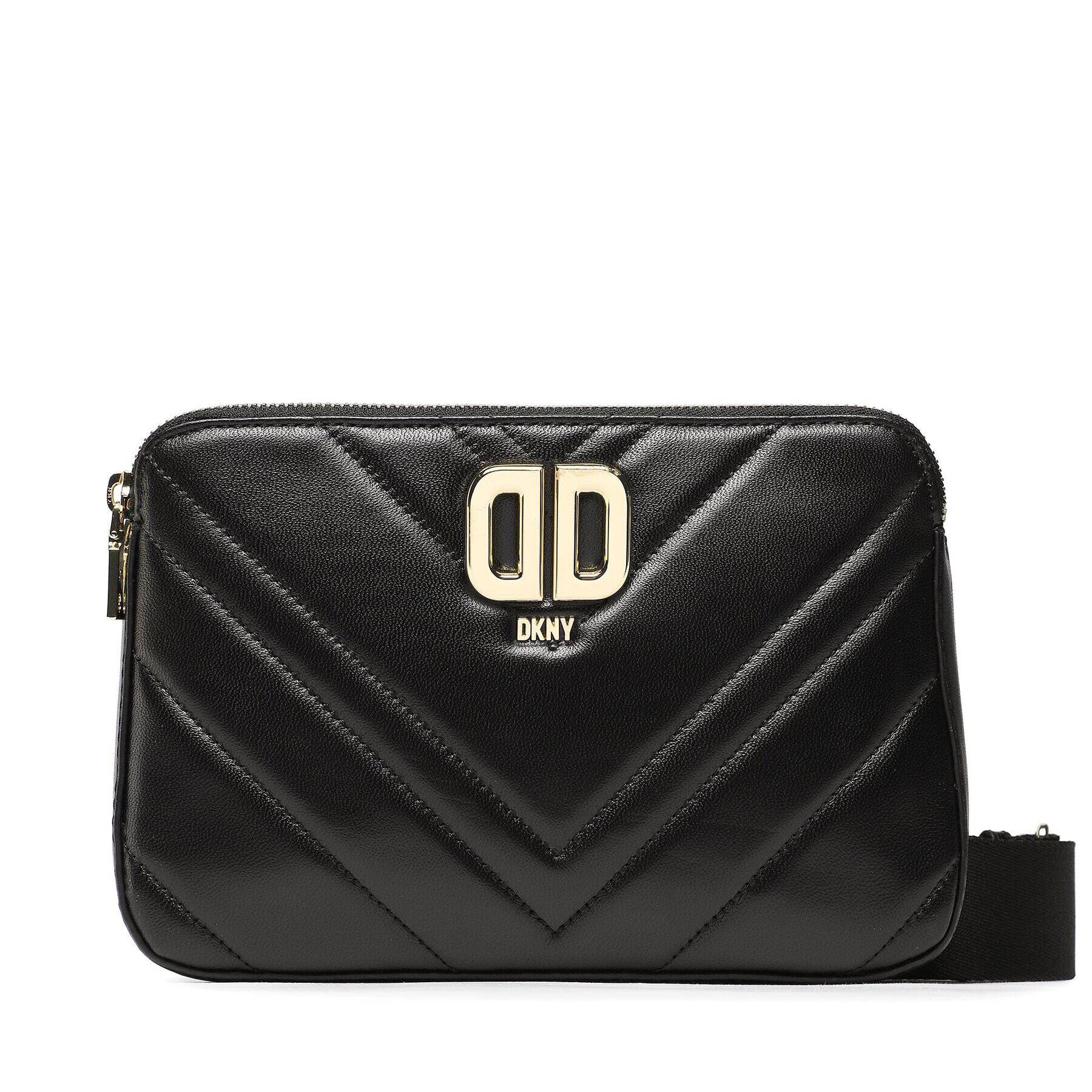 DKNY Ročna torba Delphine Dbl Zip Cbo R23EBG29 Črna - Pepit.si