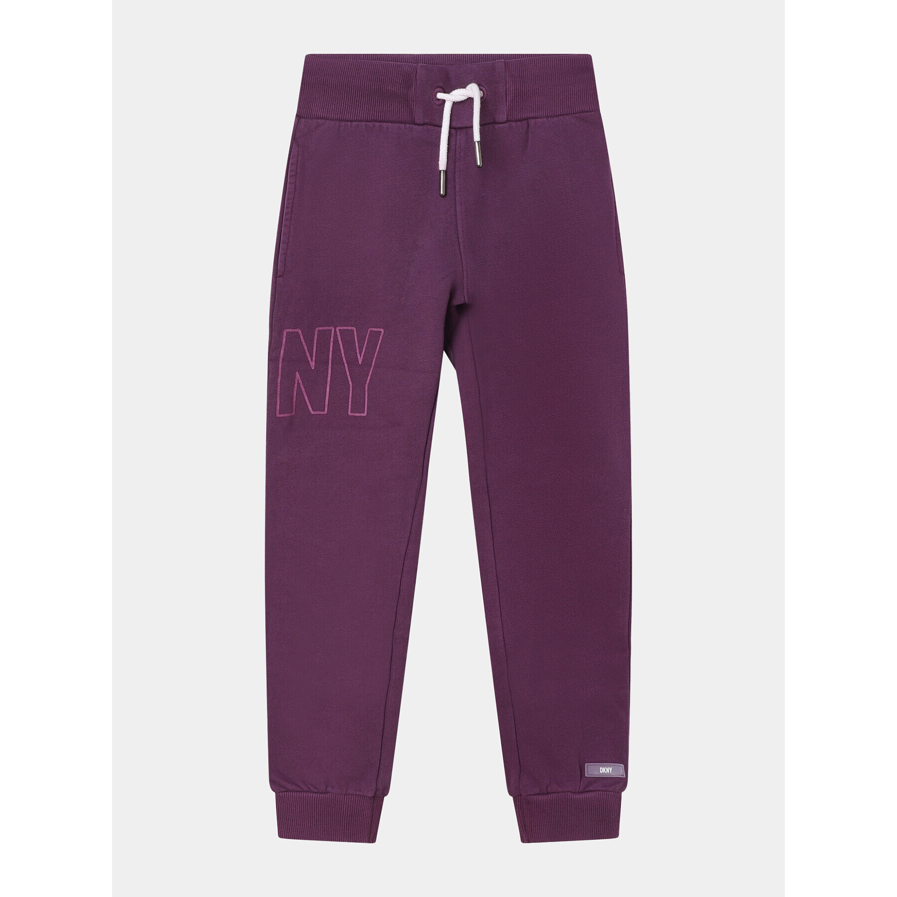 DKNY Spodnji del trenirke D54000 S Vijolična Regular Fit - Pepit.si