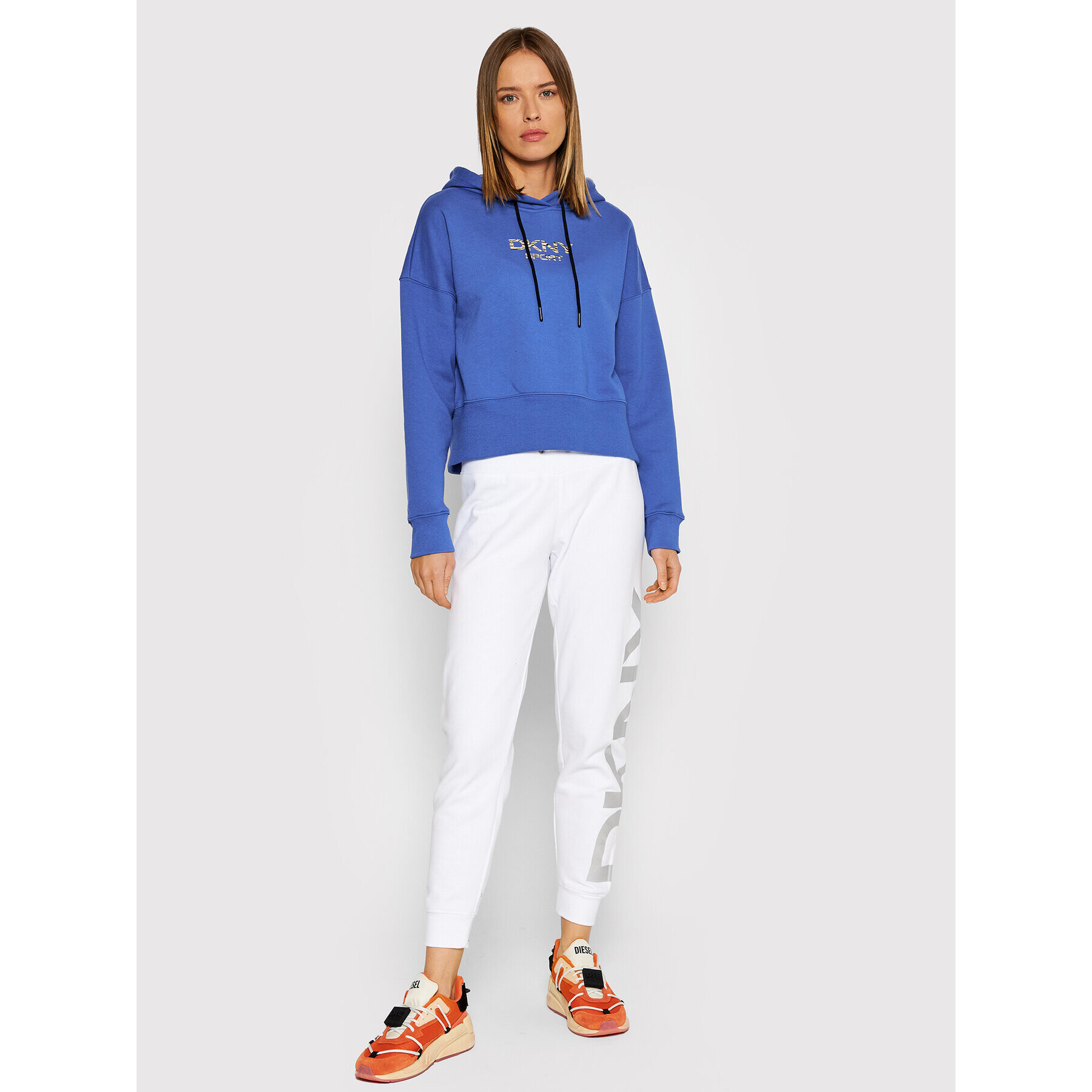 DKNY Sport Jopa DP1T8221 Modra Relaxed Fit - Pepit.si