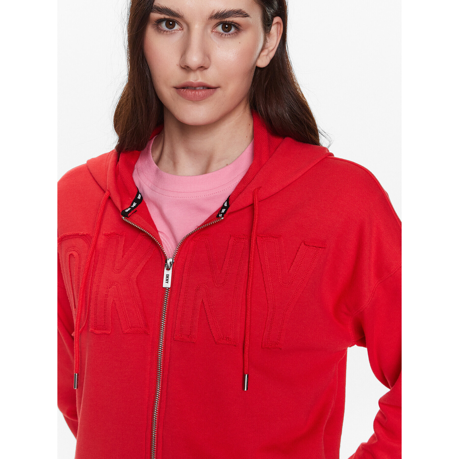 DKNY Sport Jopa DP3J9276 Rdeča Classic Fit - Pepit.si