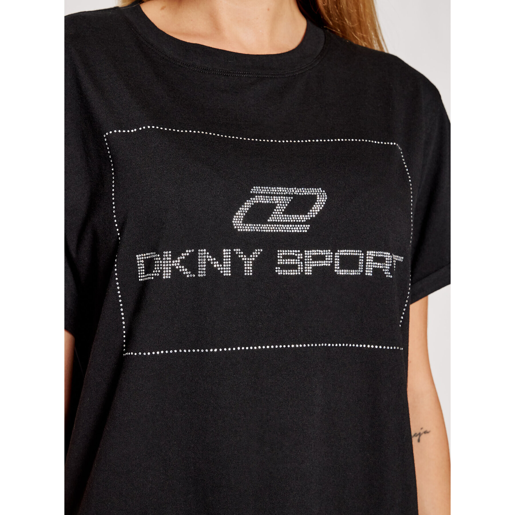 DKNY Sport Vsakodnevna obleka DP1D4458 Črna Regular Fit - Pepit.si