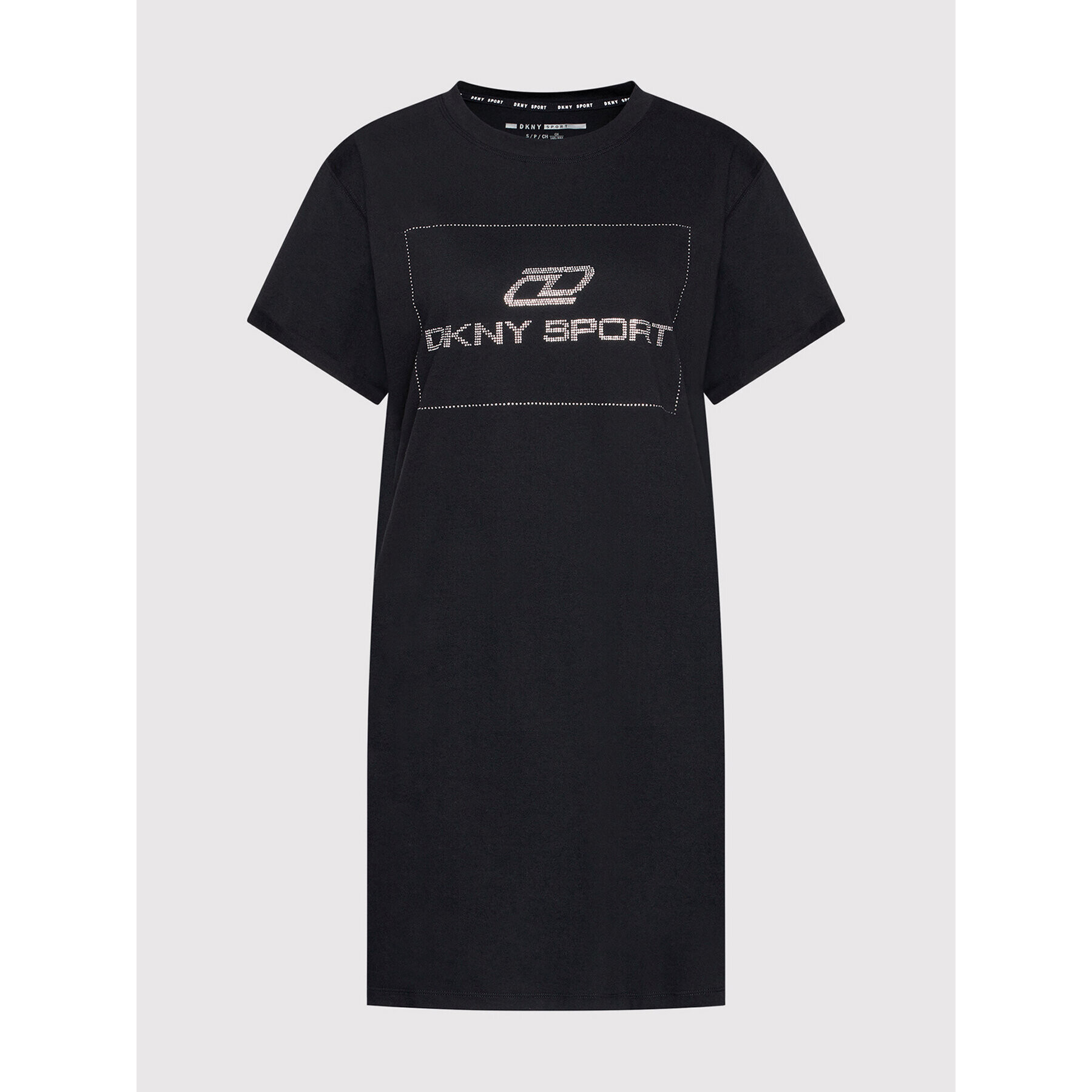 DKNY Sport Vsakodnevna obleka DP1D4458 Črna Regular Fit - Pepit.si