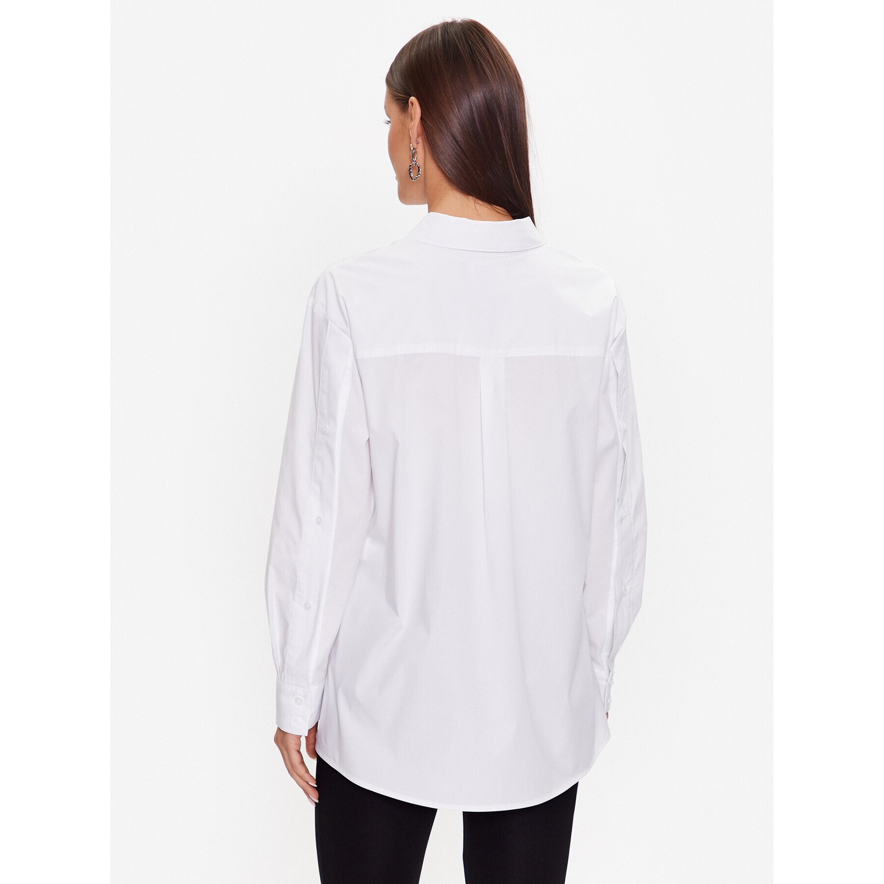 DKNY Srajca P31M0RY2 Bela Oversize - Pepit.si