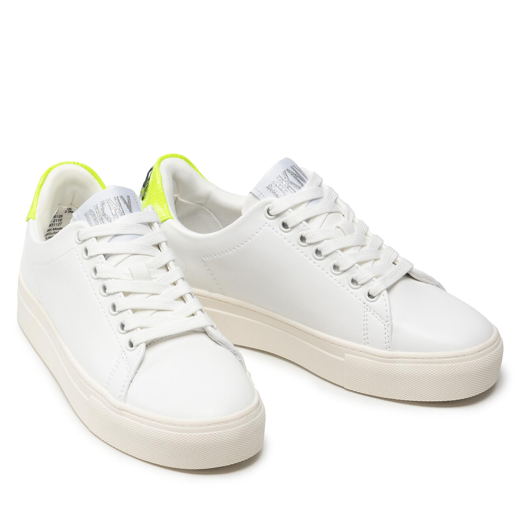 DKNY Superge Chambers-lace Up S K4146126 Bela - Pepit.si