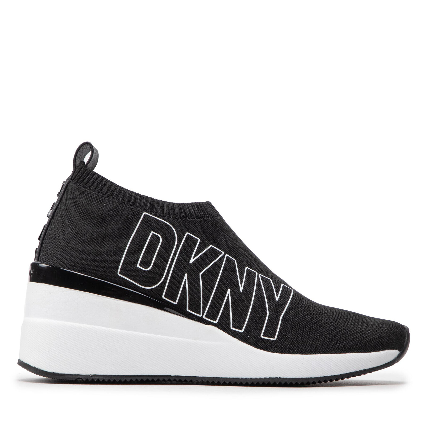 DKNY Superge -Pavi-Slip On Wedge Črna - Pepit.si