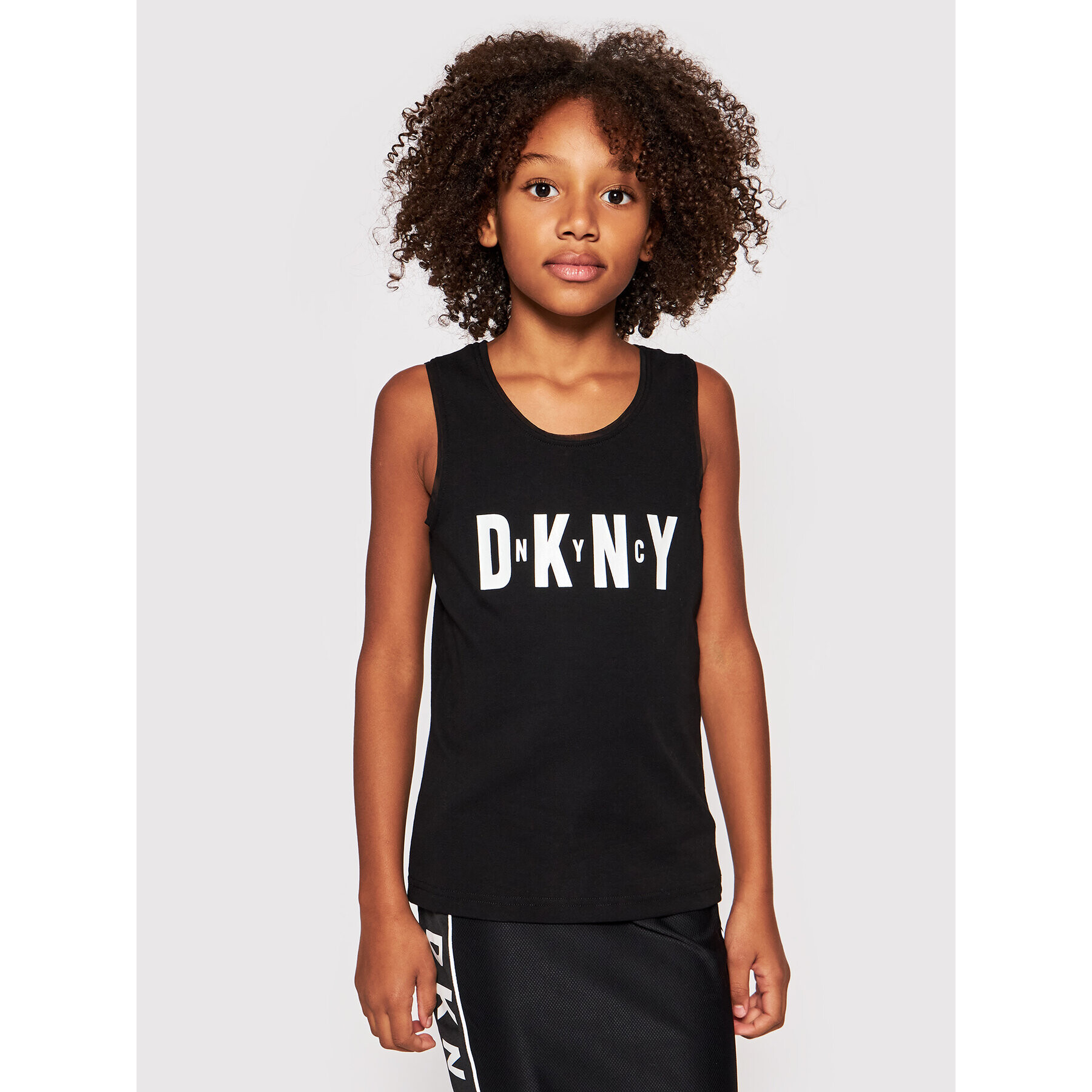 DKNY Top D35R21 S Črna Regular Fit - Pepit.si