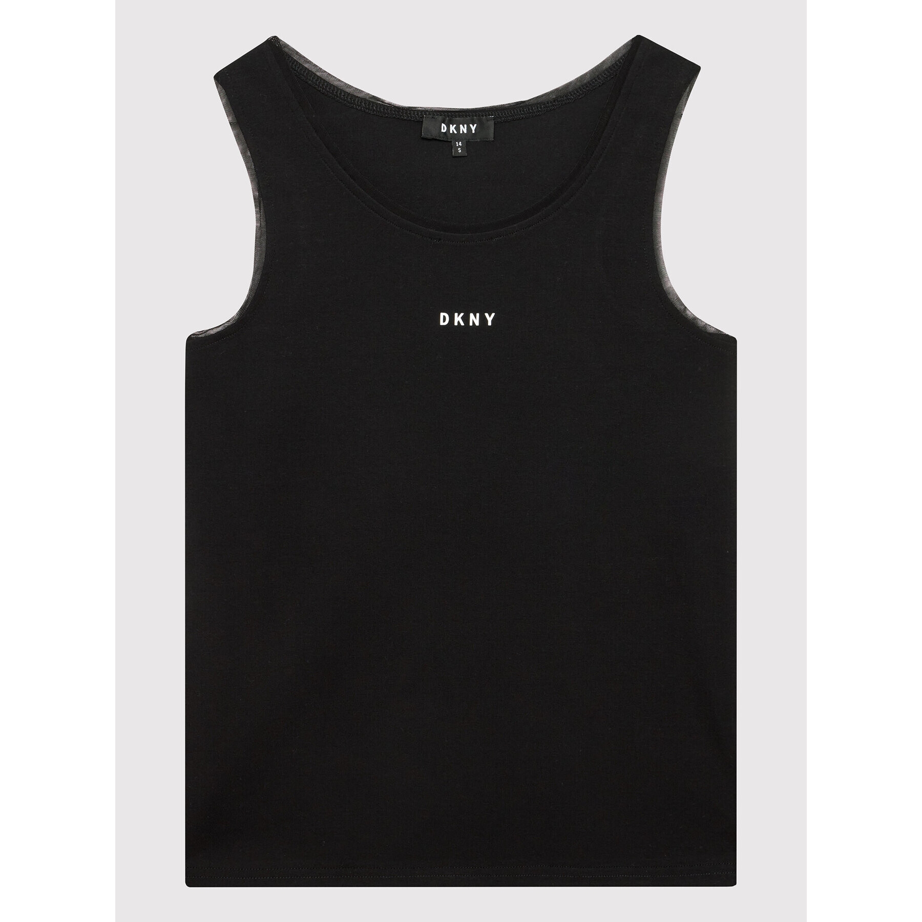 DKNY Top D35R98 M Črna Regular Fit - Pepit.si