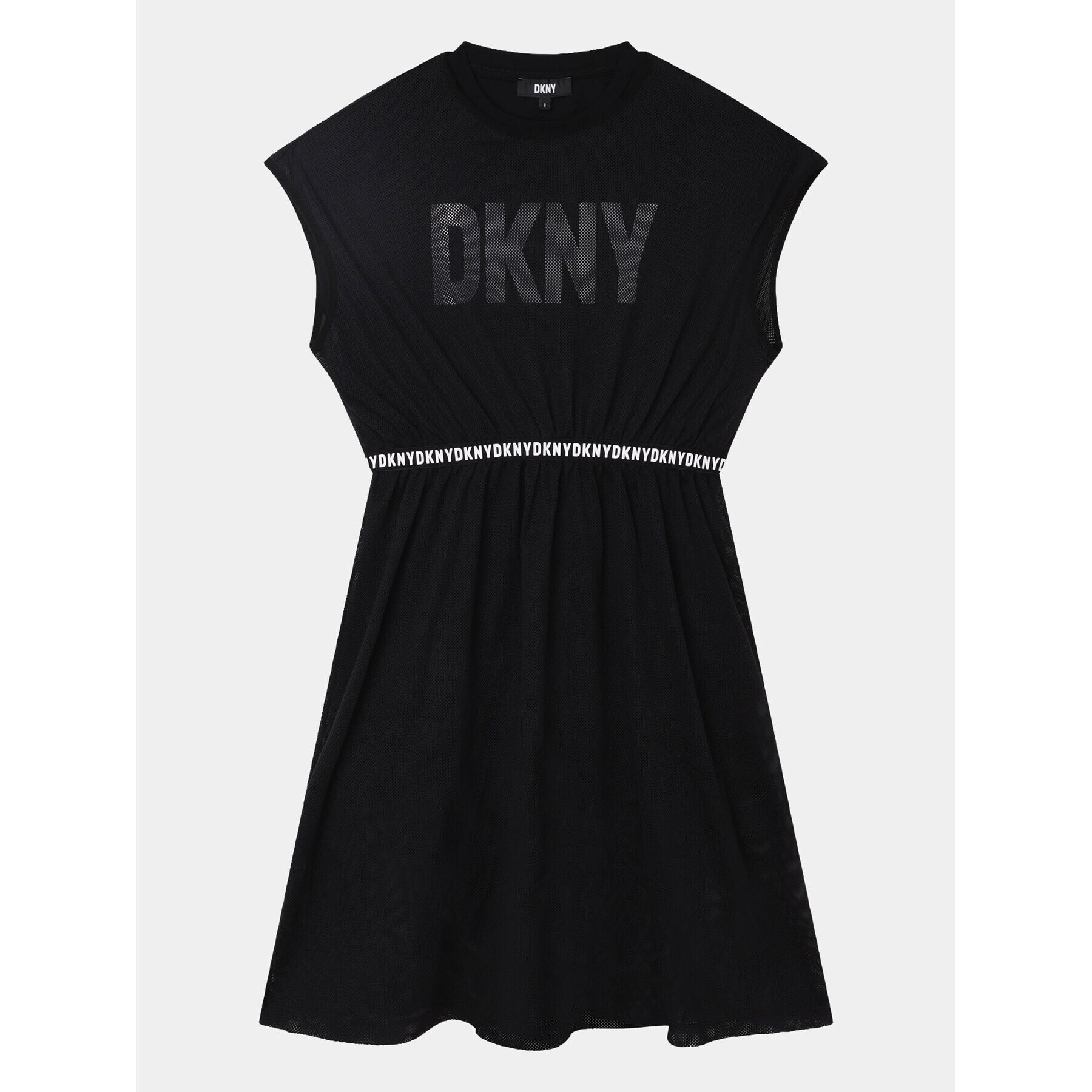 DKNY Vsakodnevna obleka D32898 D Črna Regular Fit - Pepit.si