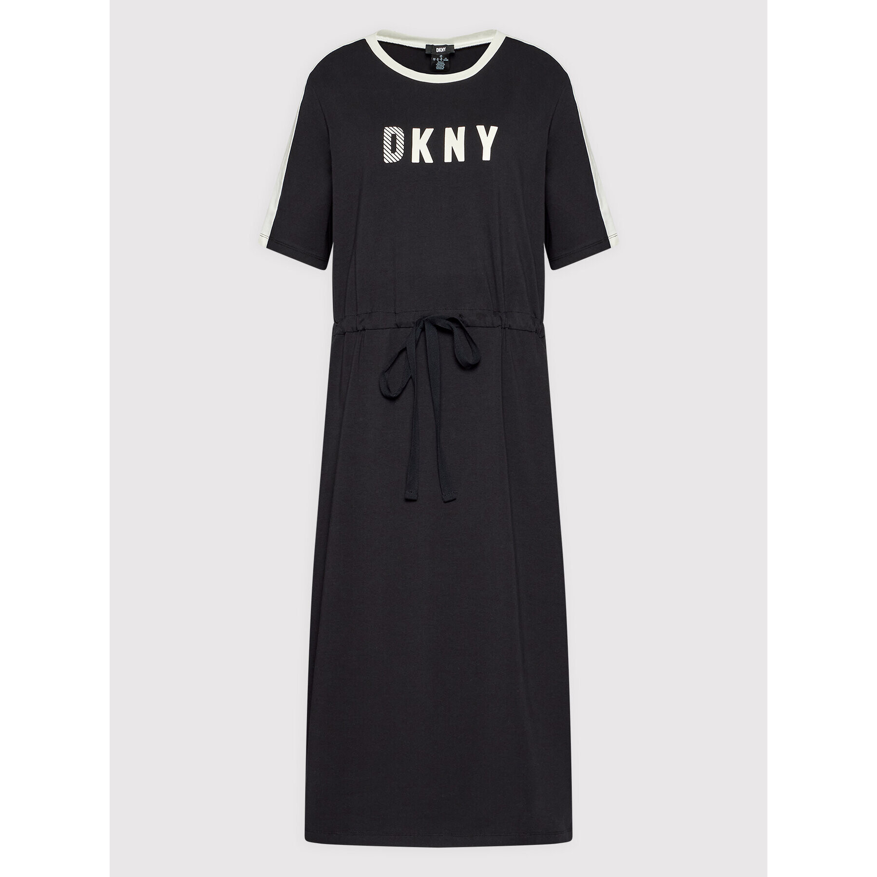 DKNY Vsakodnevna obleka DD2ANO8A Črna Regular Fit - Pepit.si