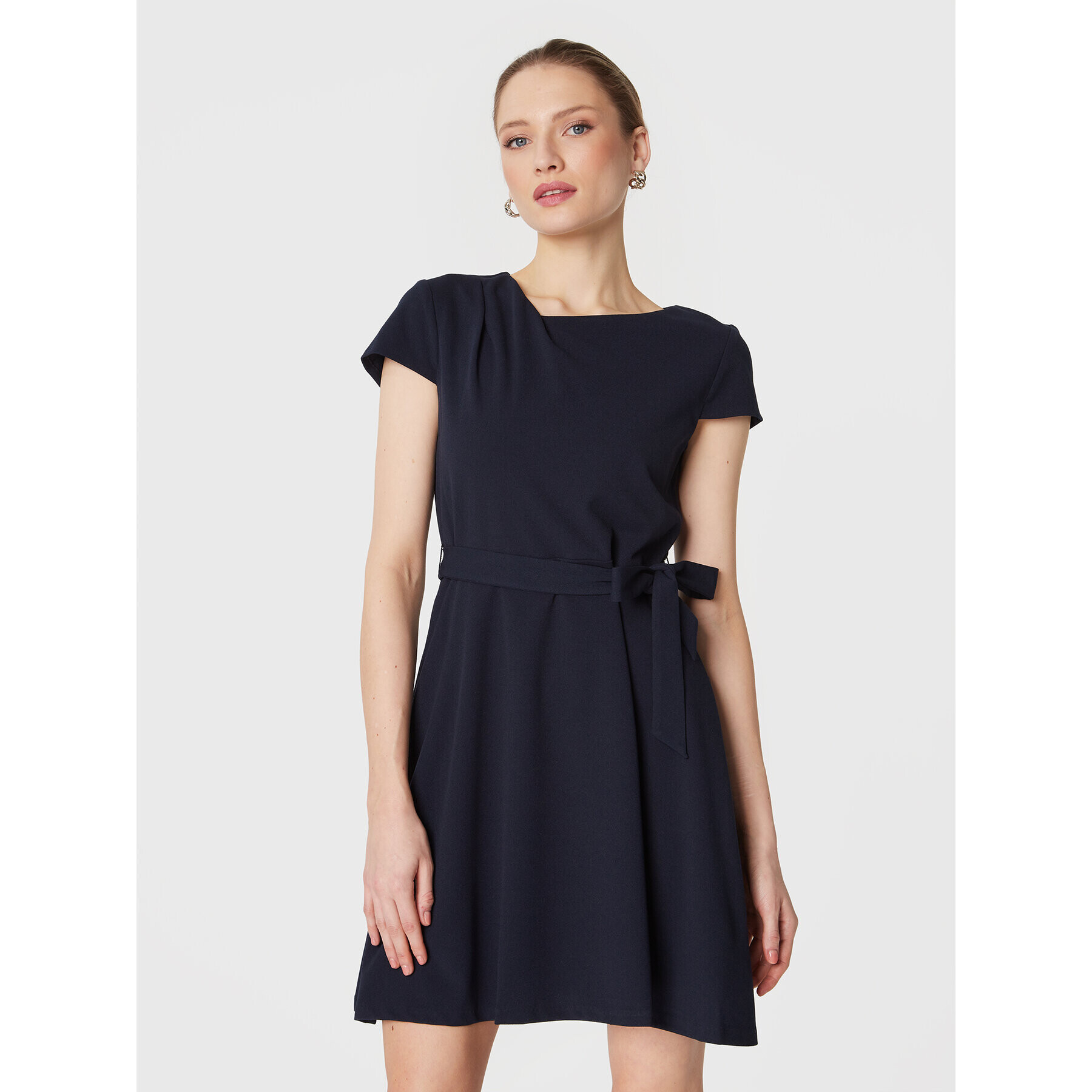 DKNY Vsakodnevna obleka DD2E1726 Mornarsko modra Regular Fit - Pepit.si