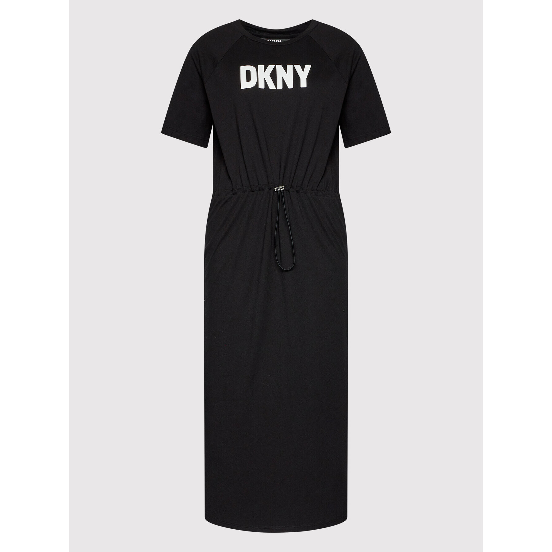 DKNY Vsakodnevna obleka P2AD7EGQ Črna Regular Fit - Pepit.si