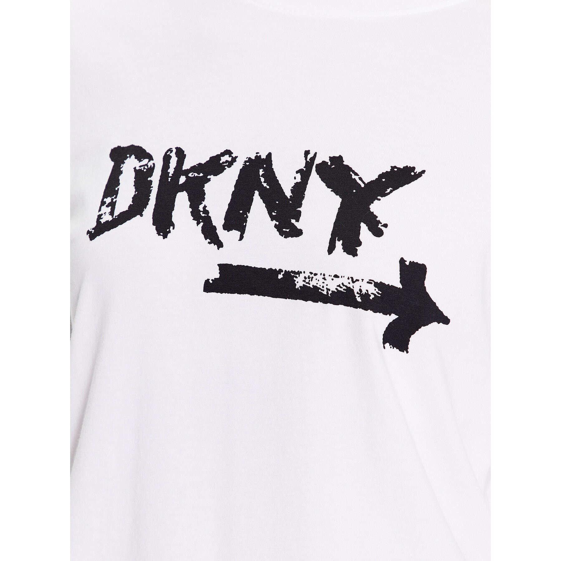 DKNY Zgornji del pižame YI2422629 Bela Relaxed Fit - Pepit.si