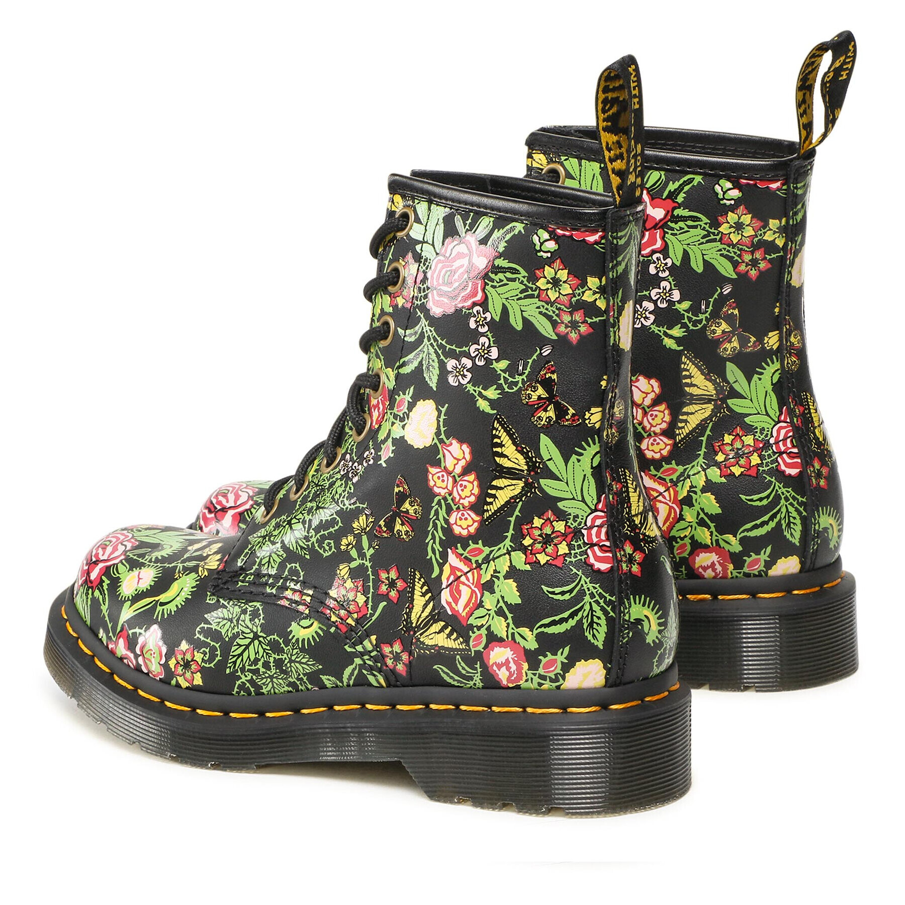 Dr. Martens Bulerji 1460 Bloom 27247001 Črna - Pepit.si