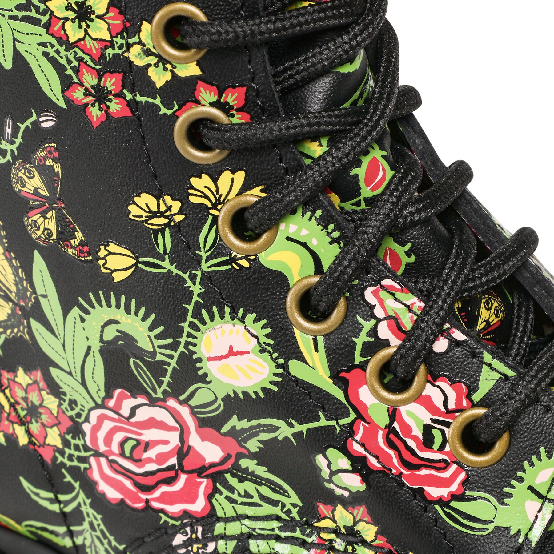 Dr. Martens Bulerji 1460 Bloom 27247001 Črna - Pepit.si