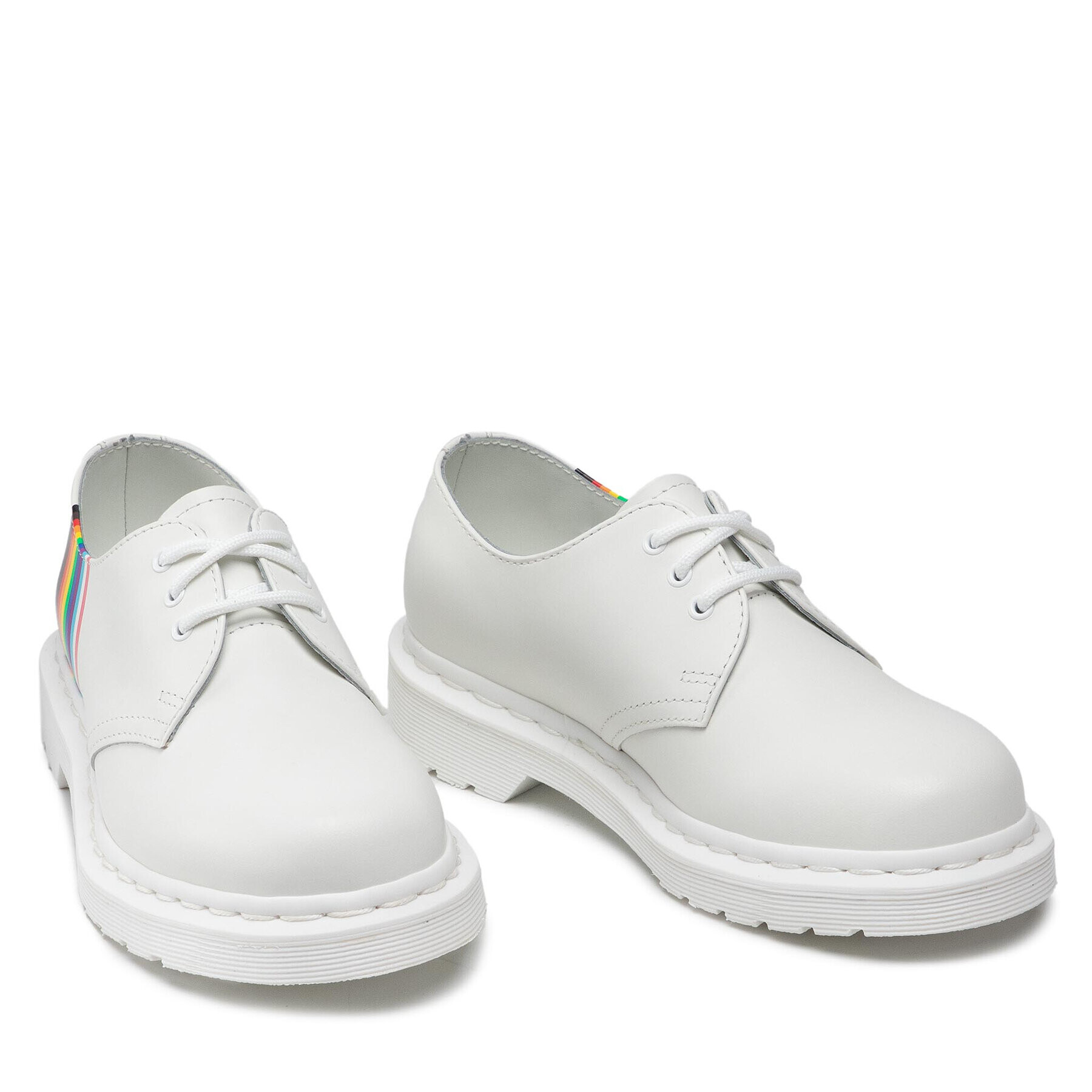 Dr. Martens Bulerji 1461 For Pride 27522100 Bela - Pepit.si