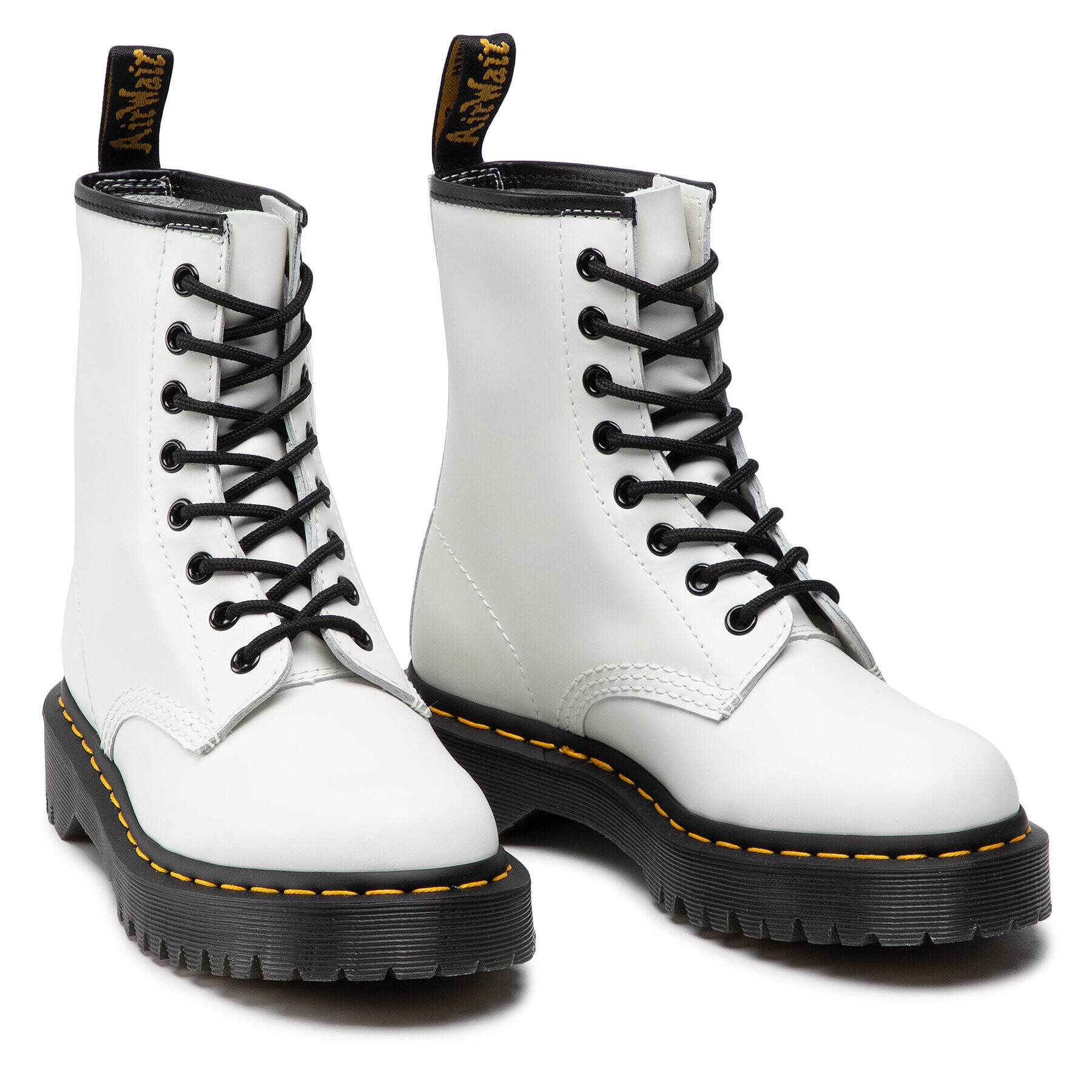 Dr. Martens Bulerji Smooth 26499100 Bela - Pepit.si