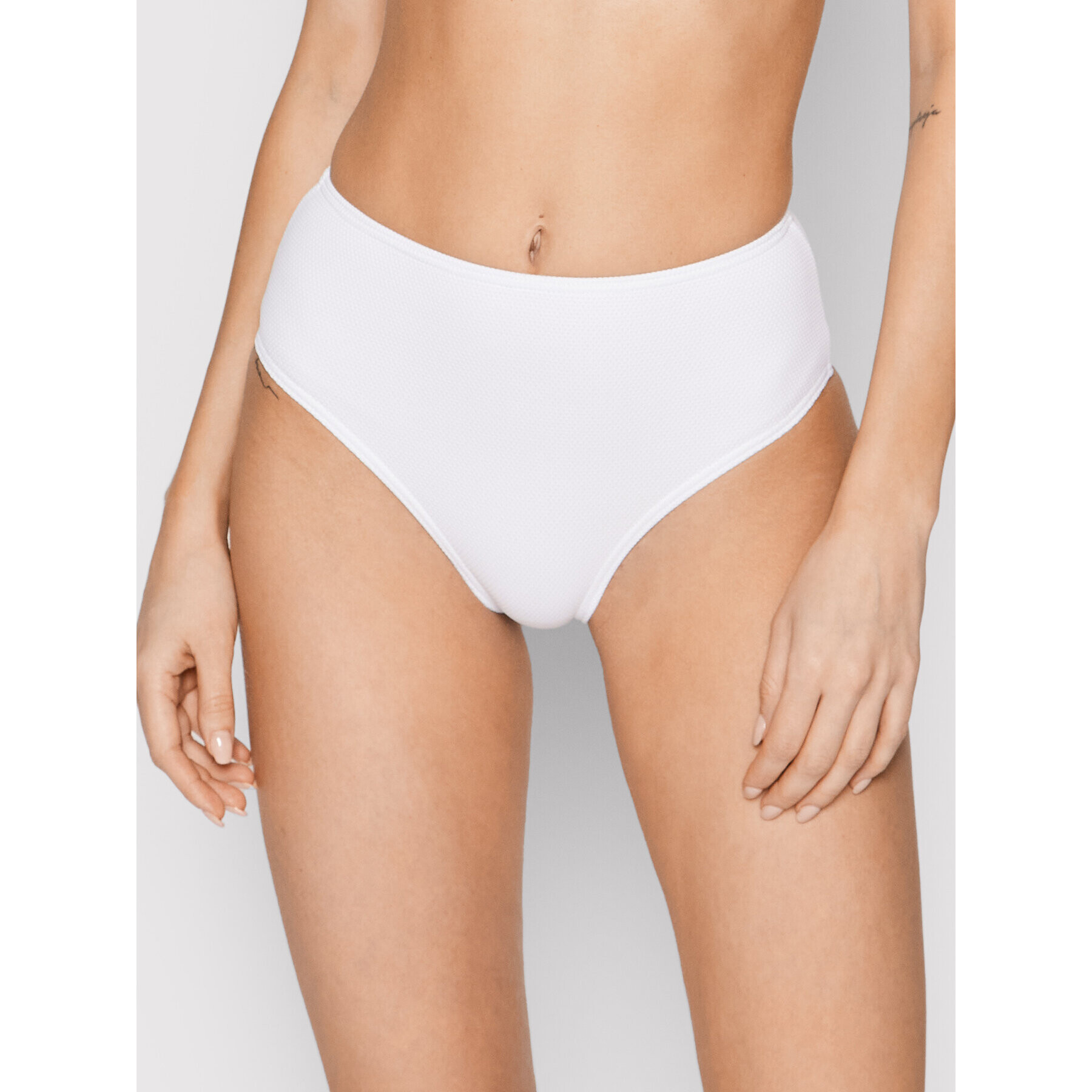 Drivemebikini Spodnji del bikini Active 2022-DRV-054A Bela - Pepit.si