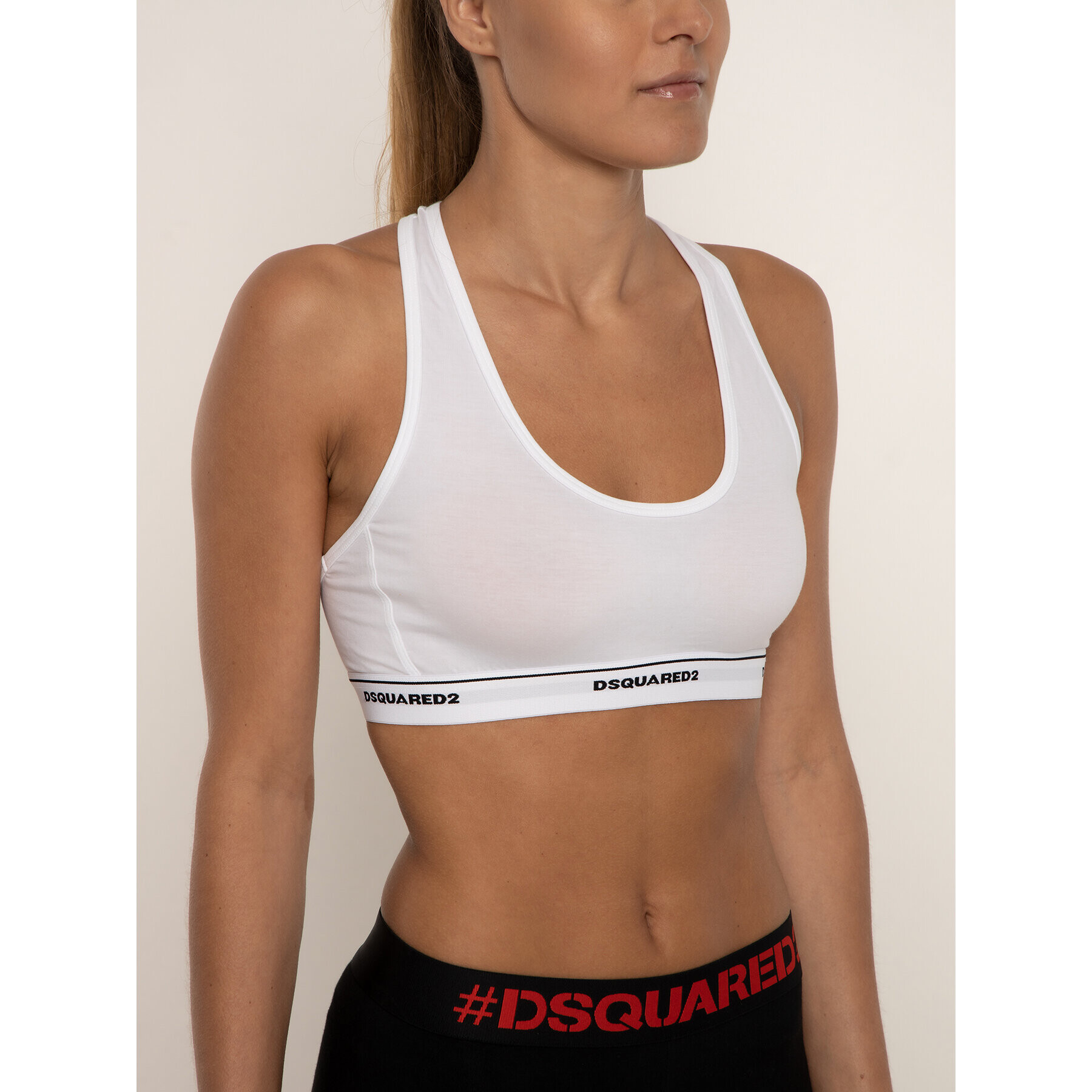 Dsquared2 Underwear Set 2 nedrčkov top D8X521800.11002 Bela - Pepit.si