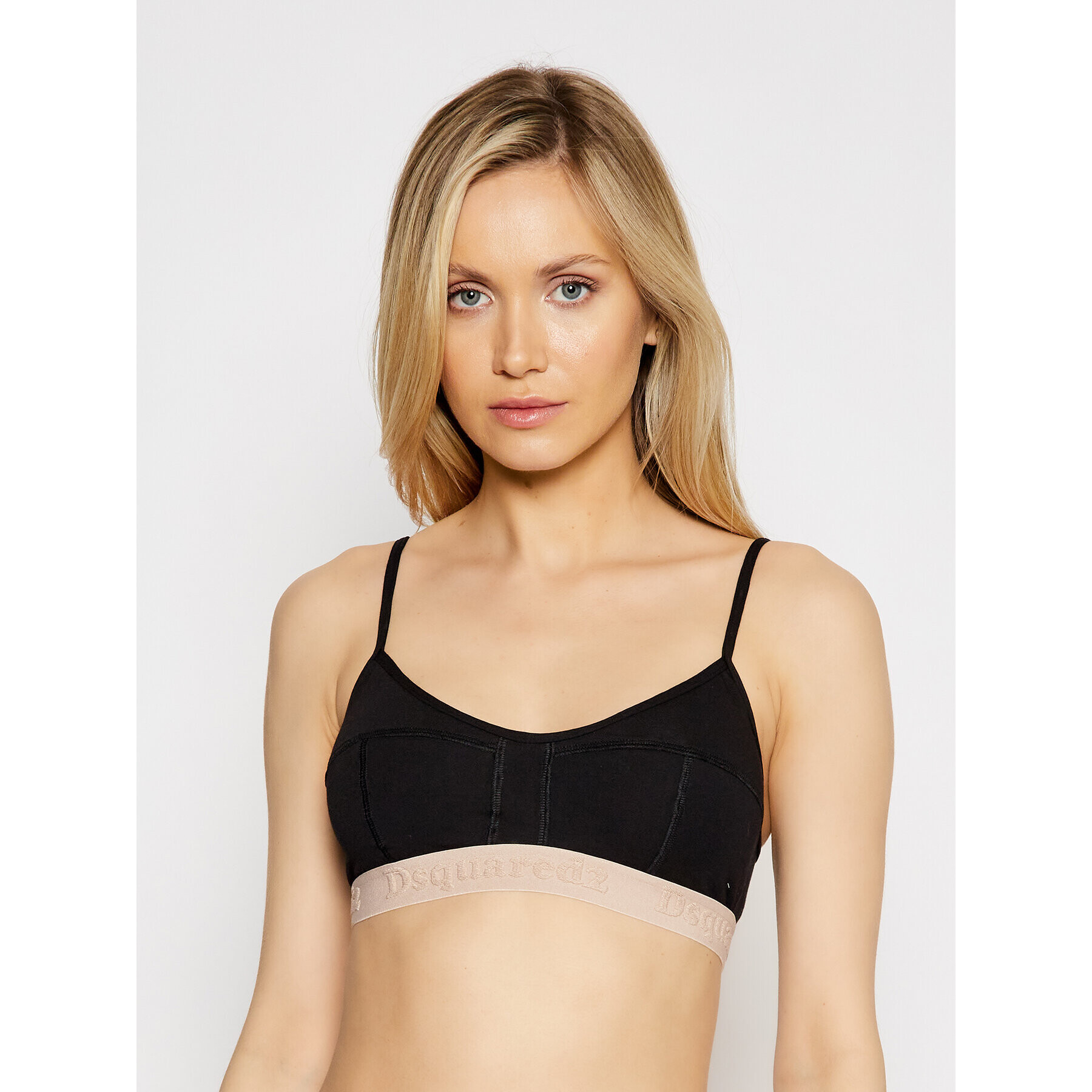 Dsquared2 Underwear Top nedrček D8RG03180 Črna - Pepit.si