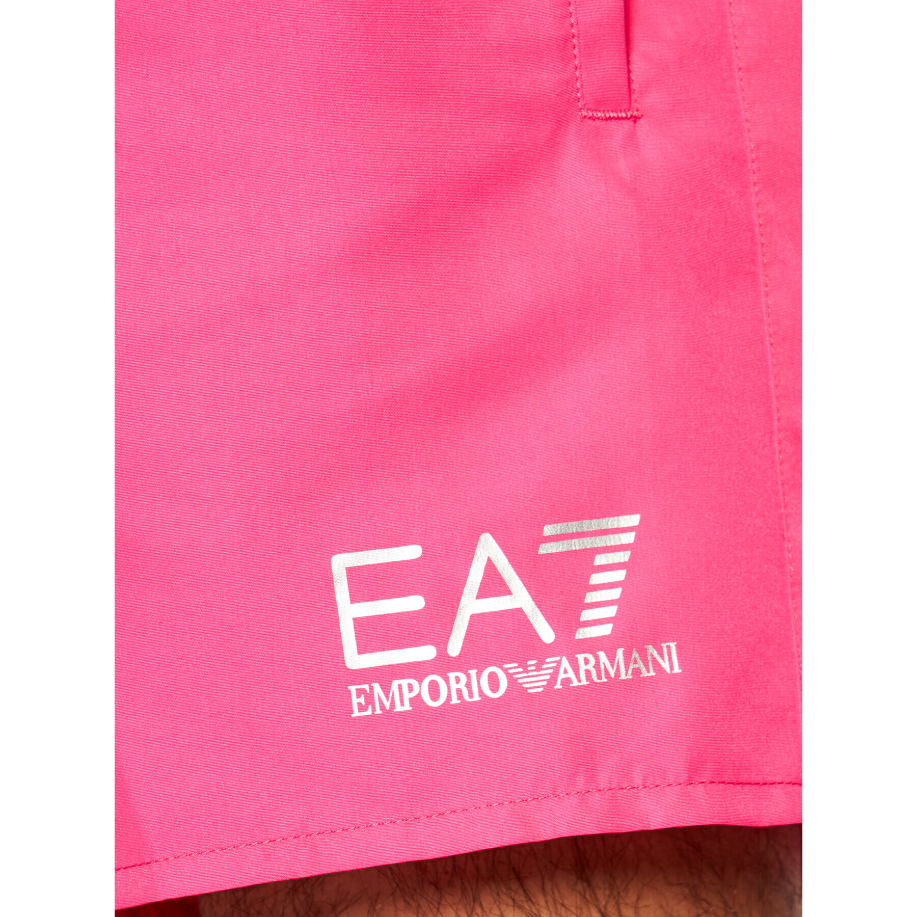 EA7 Emporio Armani Kopalne hlače 902000 CC721 04171 Roza Regular Fit - Pepit.si