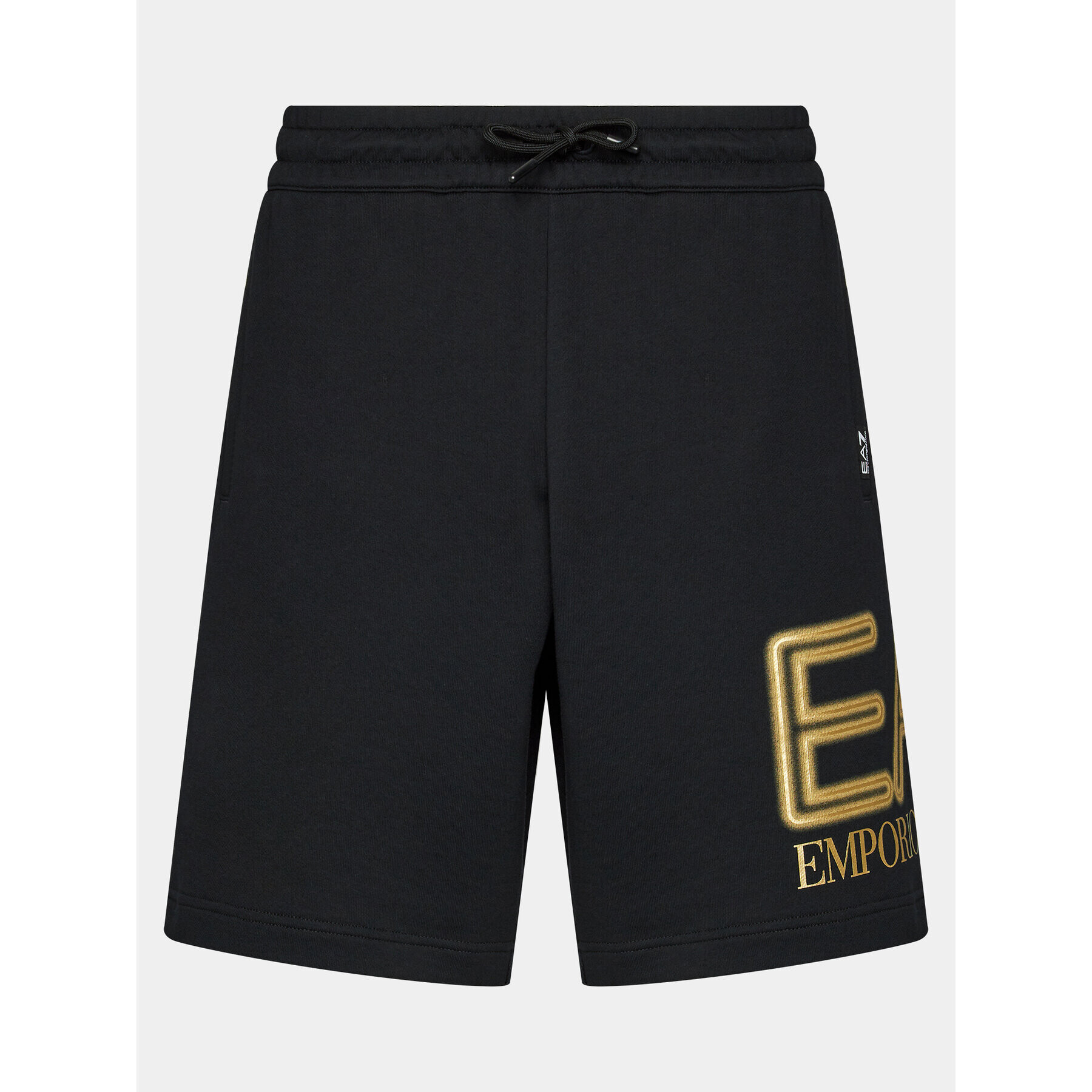 EA7 Emporio Armani Kratke hlače za na plažo 3DPS76 PJSHZ 0208 Črna Regular Fit - Pepit.si