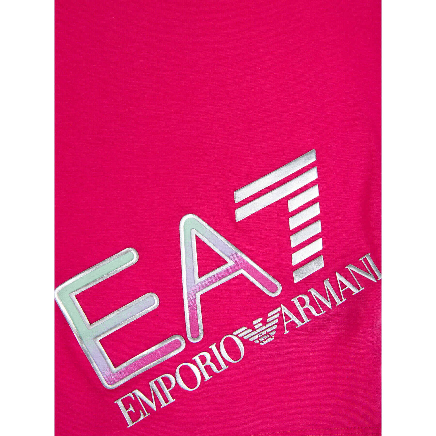 EA7 Emporio Armani Majica 3HFT54 FJ22Z 1401 Roza Regular Fit - Pepit.si