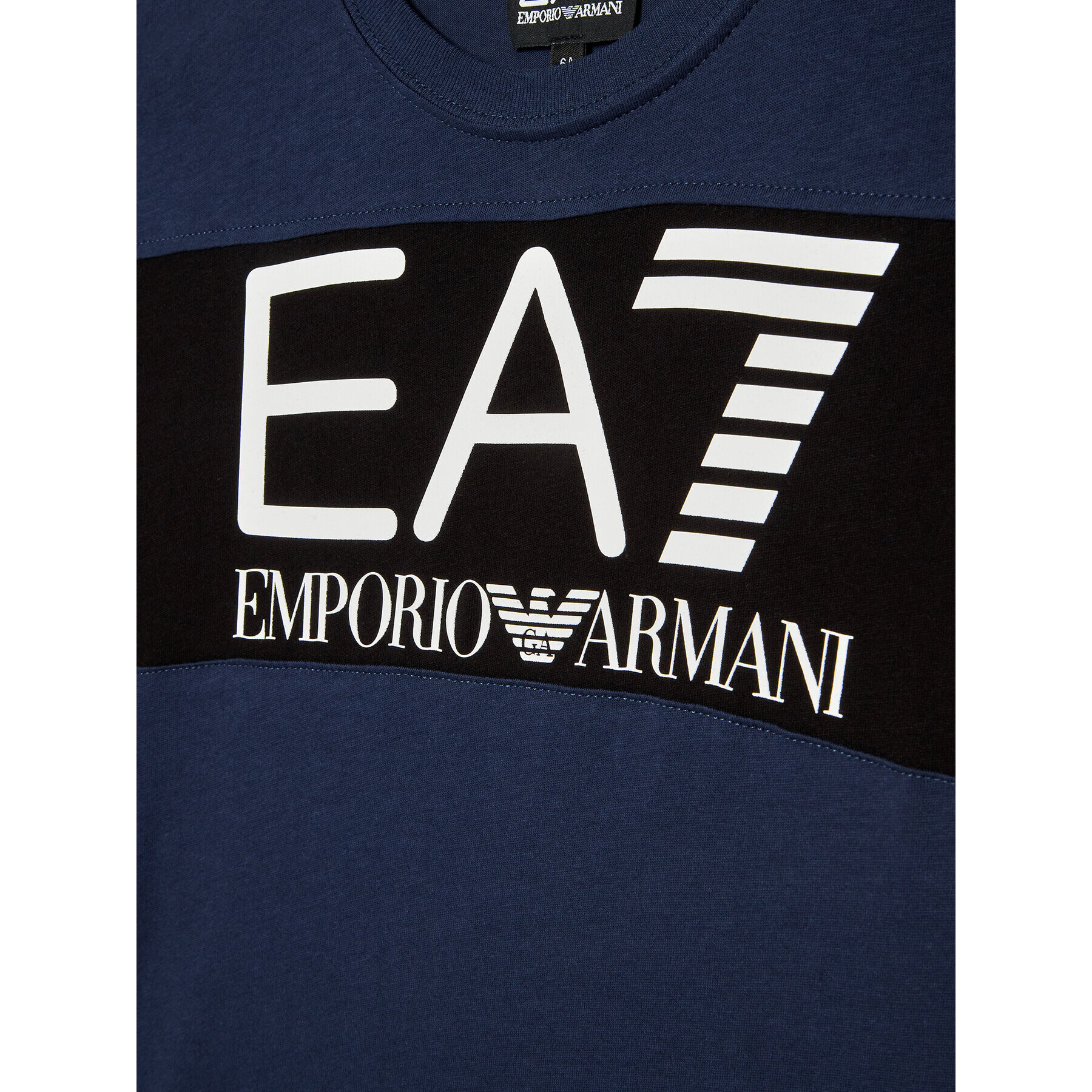 EA7 Emporio Armani Majica 6LBT58 BJ02Z 1554 Mornarsko modra Regular Fit - Pepit.si