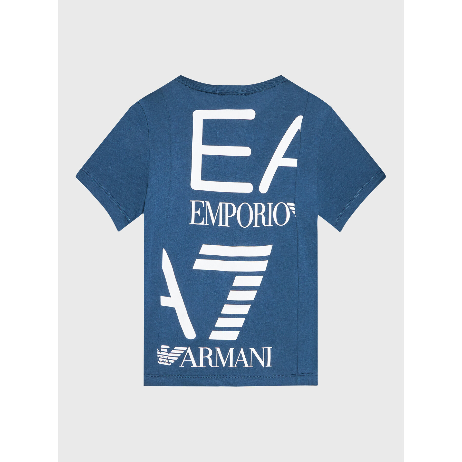 EA7 Emporio Armani Majica 6LBT62 BJ02Z 1568 Modra Regular Fit - Pepit.si