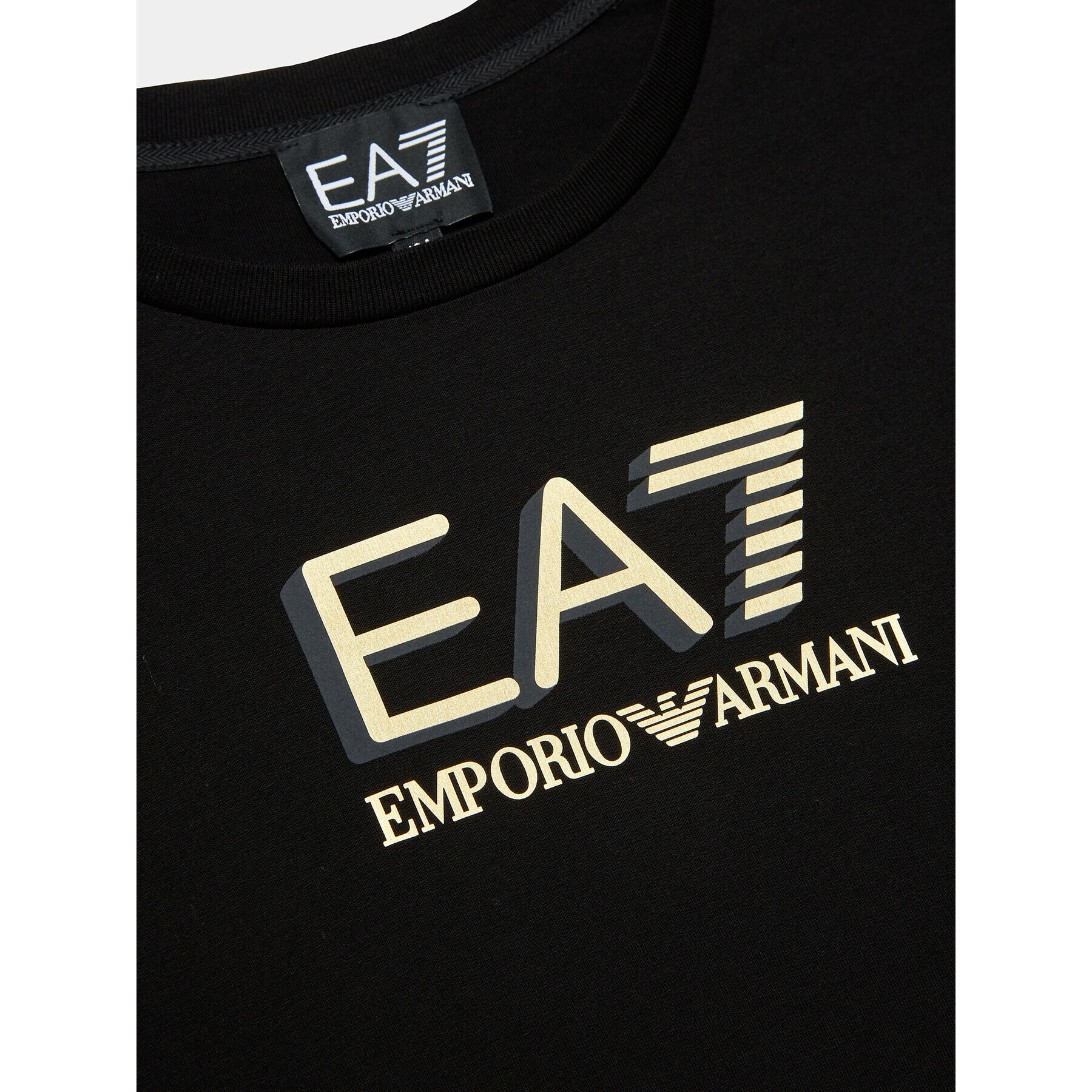 EA7 Emporio Armani Majica 6RBT68 BJ02Z 0200 Črna Regular Fit - Pepit.si