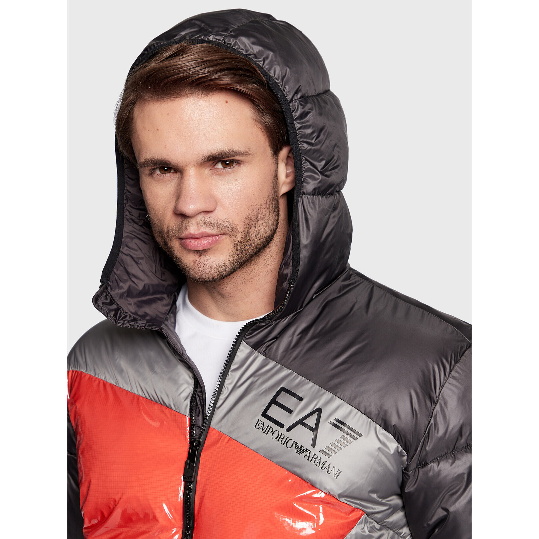 EA7 Emporio Armani Puhovka 6LPB60 PN5ZZ 0203 Črna Regular Fit - Pepit.si