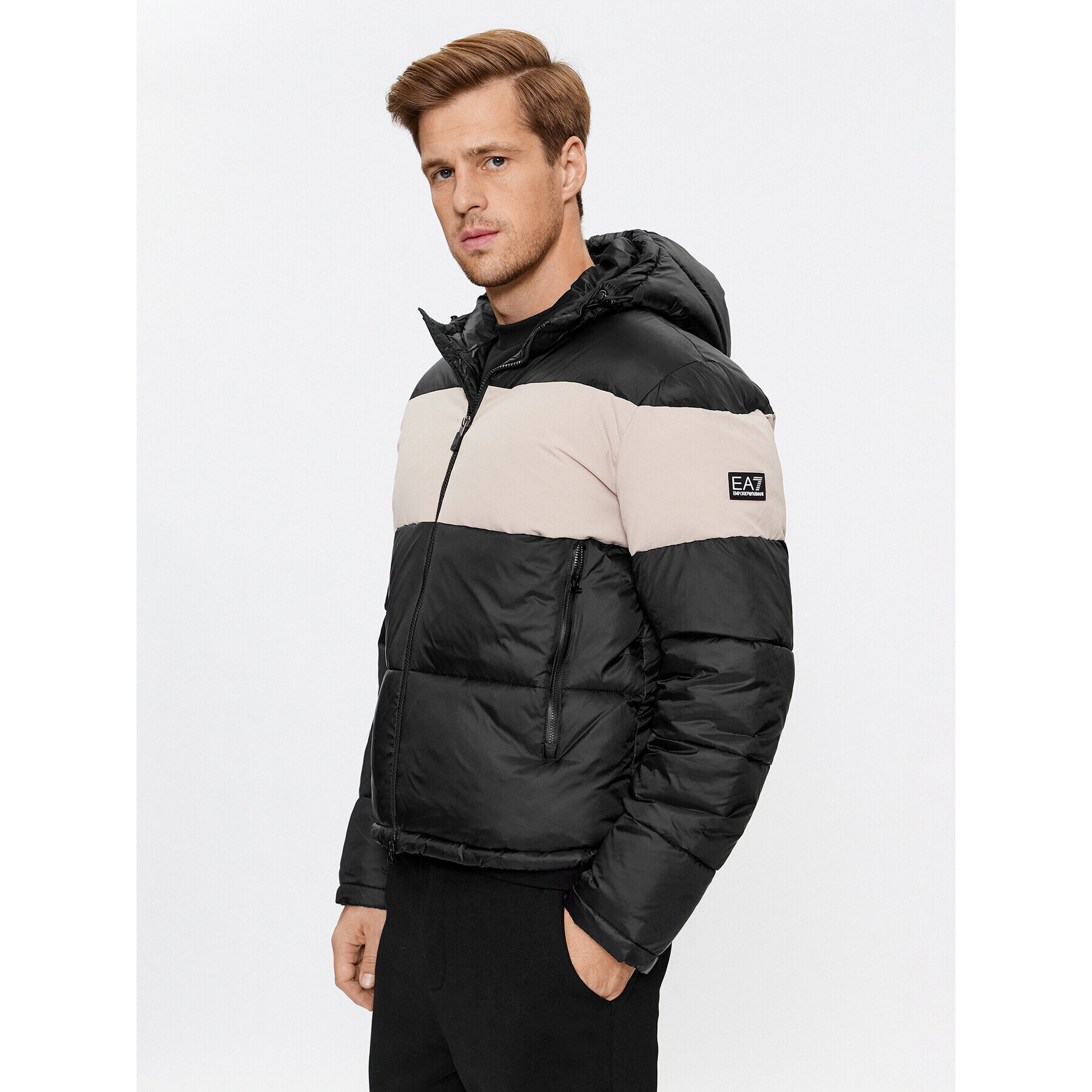 EA7 Emporio Armani Puhovka 6RPB41 PNEOZ 1200 Črna Regular Fit - Pepit.si