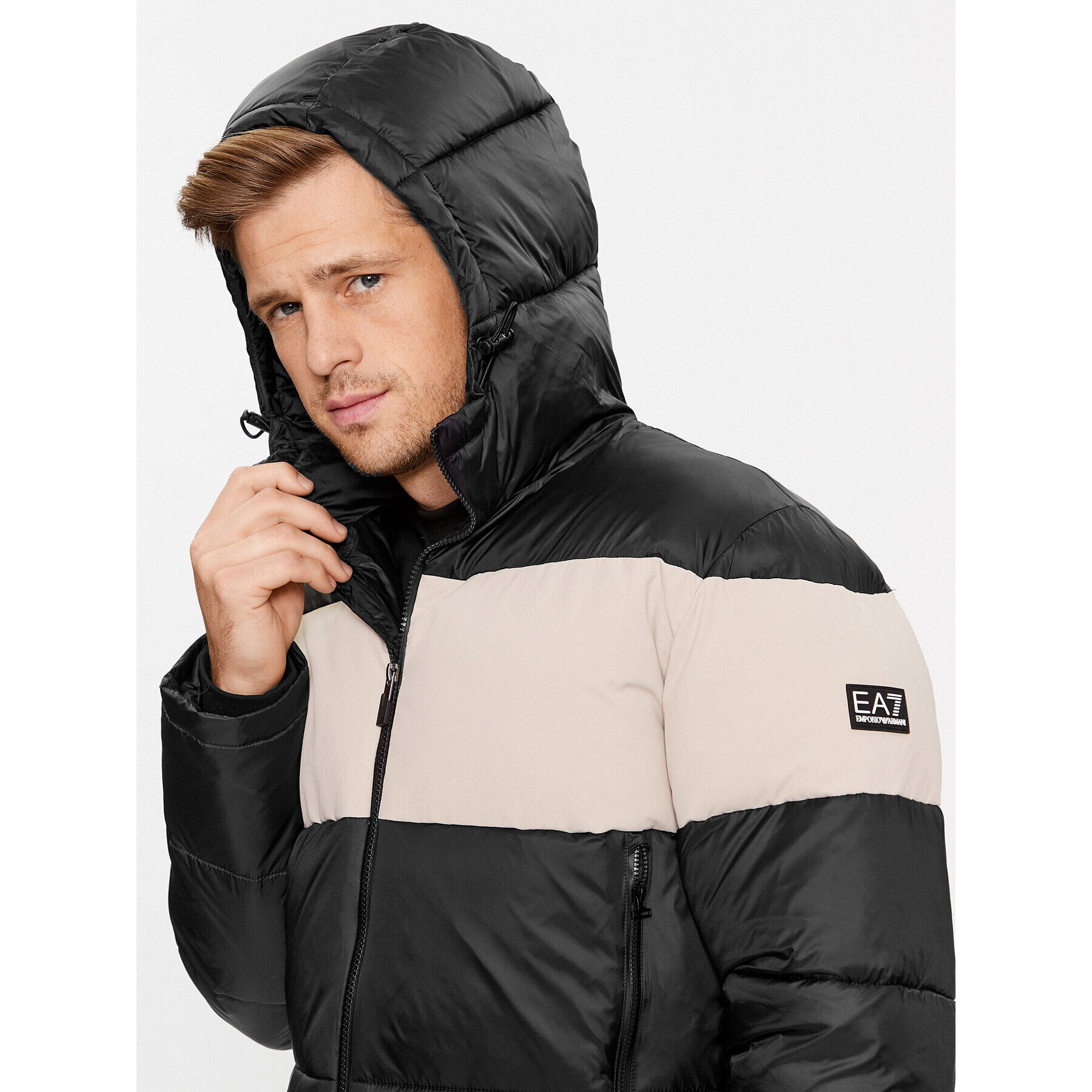 EA7 Emporio Armani Puhovka 6RPB41 PNEOZ 1200 Črna Regular Fit - Pepit.si