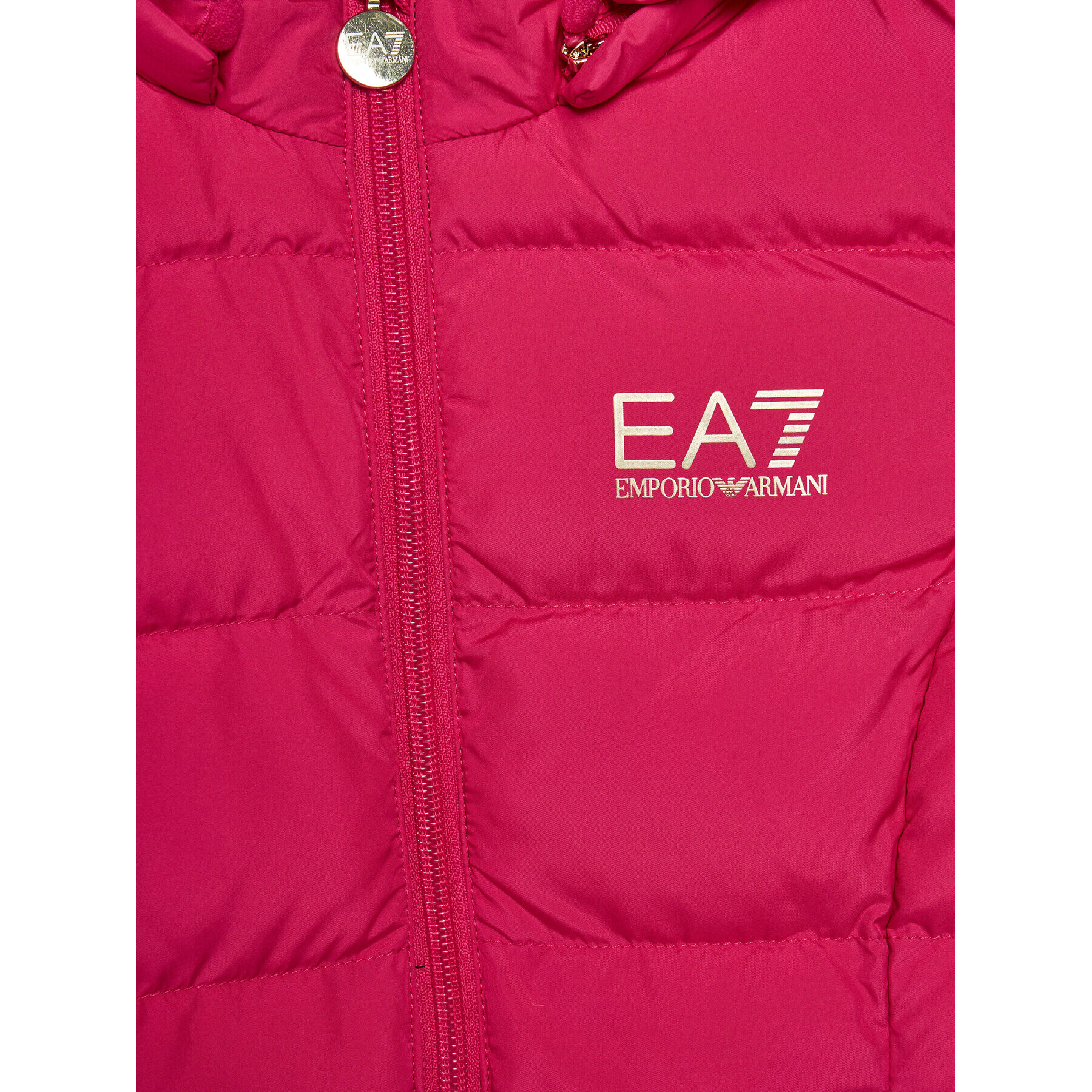 EA7 Emporio Armani Puhovka 8NFB08 FNF8Z 1419 Roza Regular Fit - Pepit.si